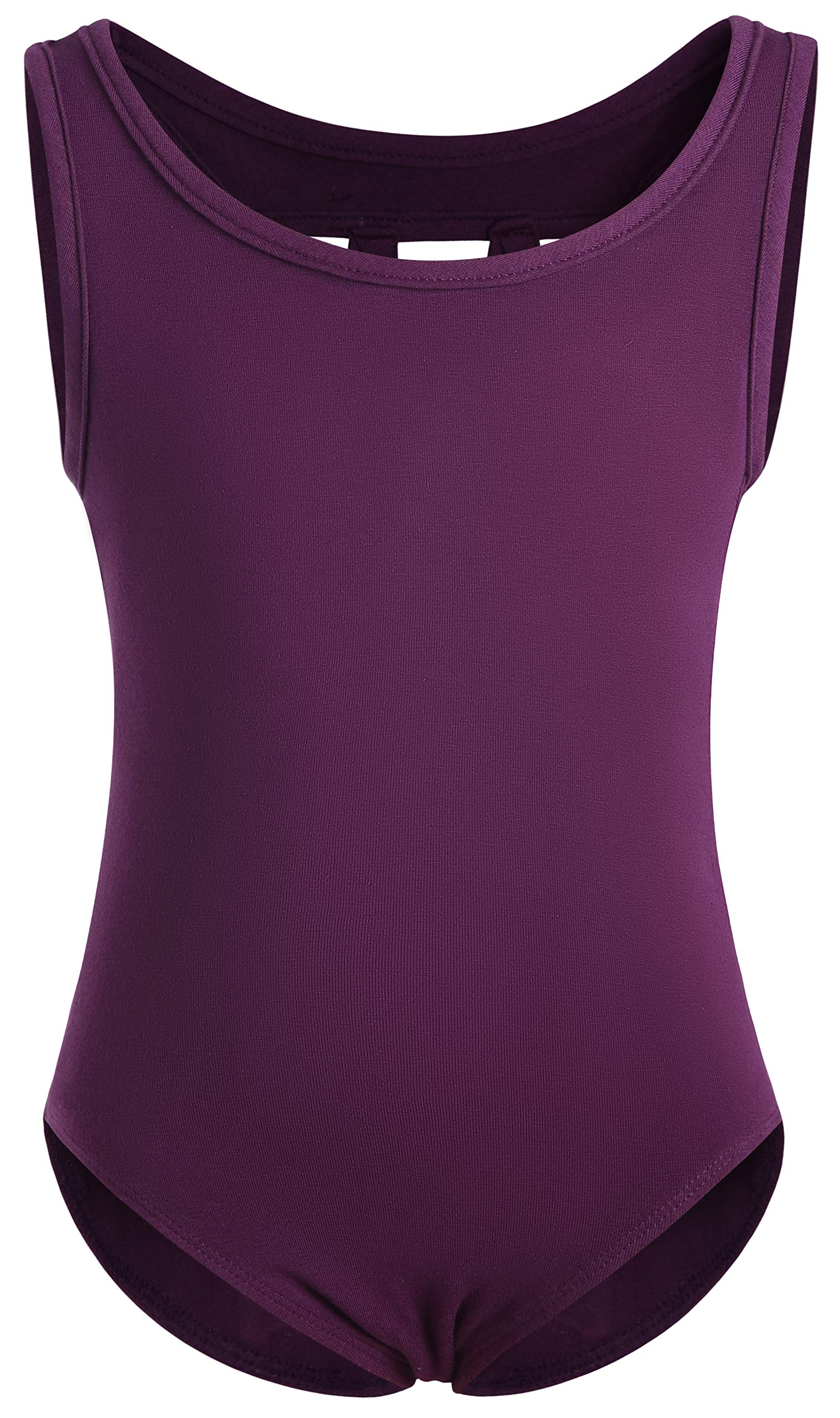 DANSHOW Girls Dance Leotard with Back M Straps - Ballet, Gymnastics & Performance Wear for Kids