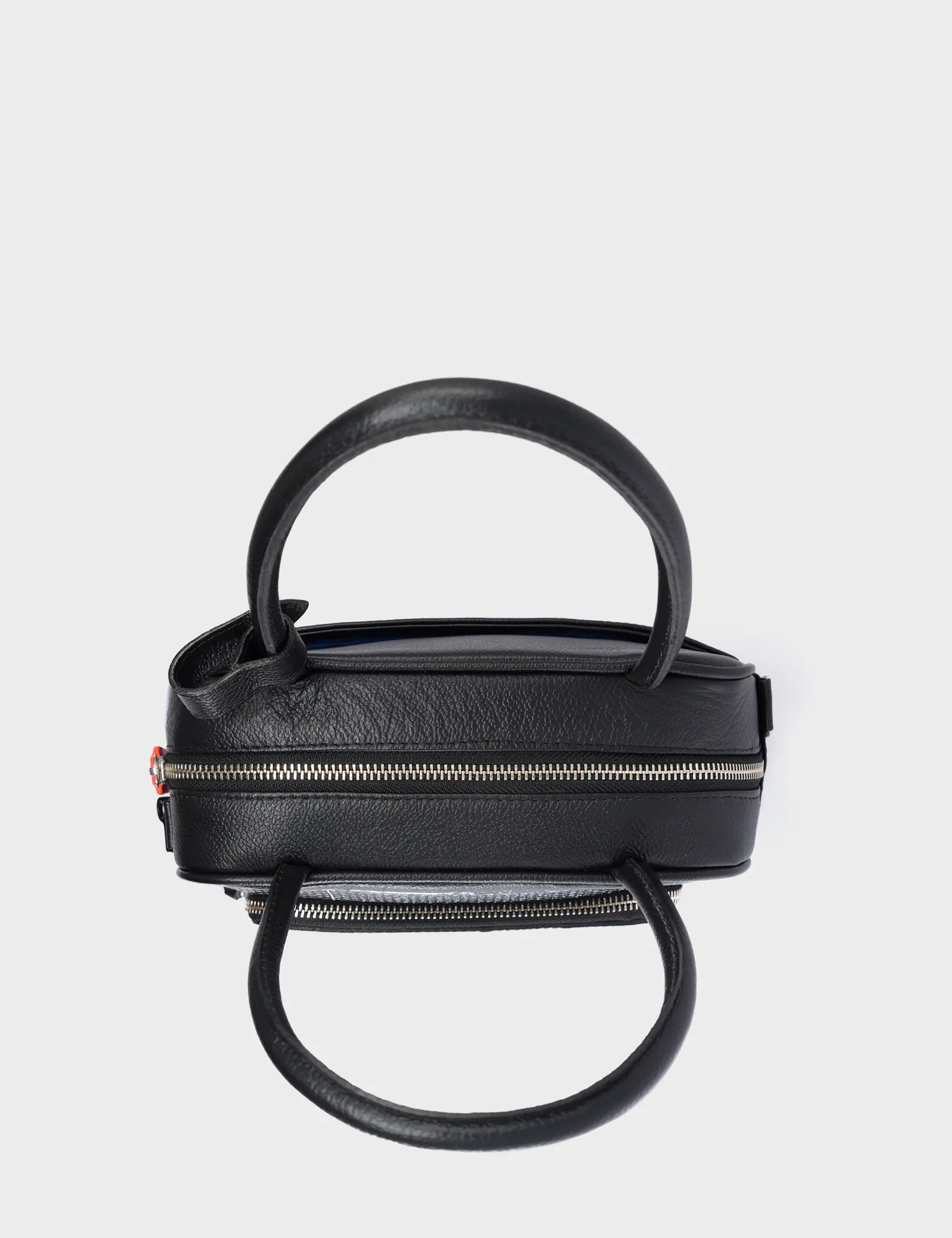 Marino Medium Crossbody Bag - Black Genuine Leather with Subway Platform Print | Stylish & Durable for Work, Travel & Daily Use
