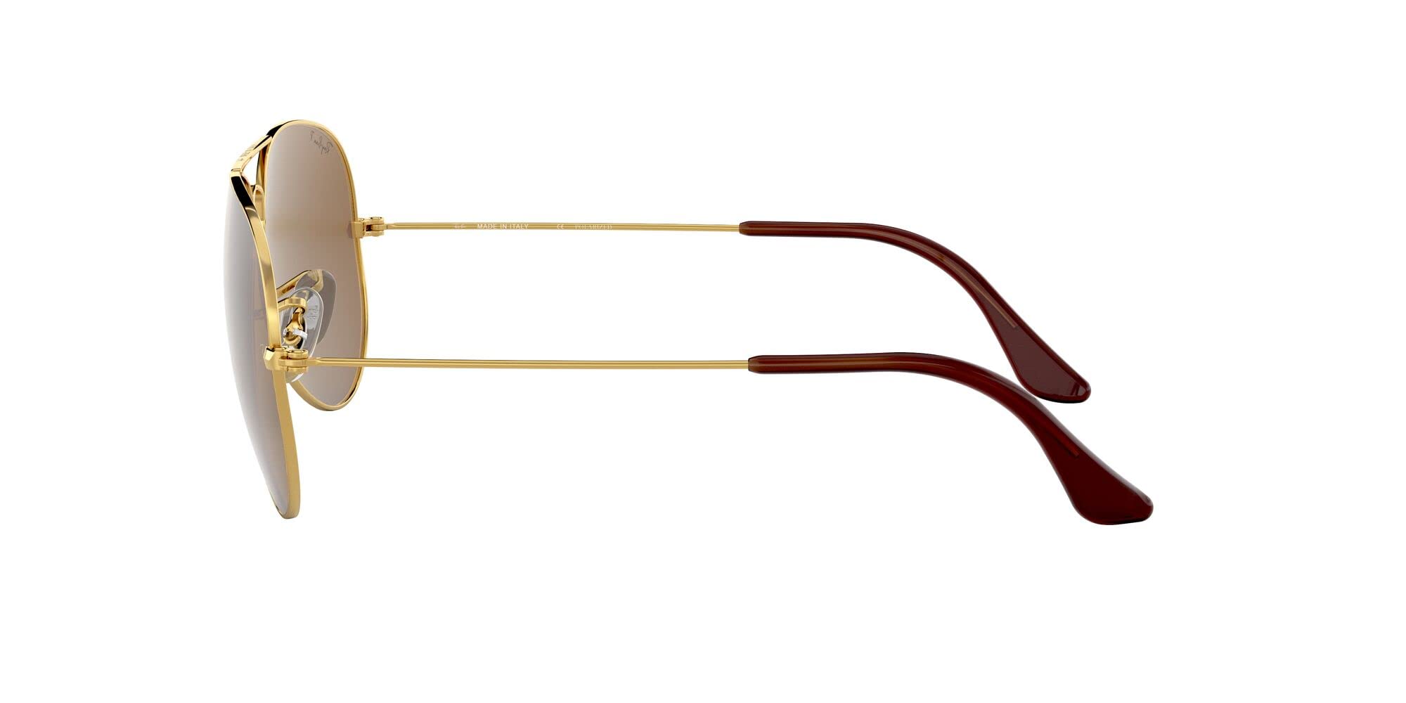 Ray-Ban RB3025 Classic Polarized Aviator Sunglasses for Men & Women - UV Protection, Lightweight Metal Frame - Perfect for Driving, Travel & Outdoor Activities