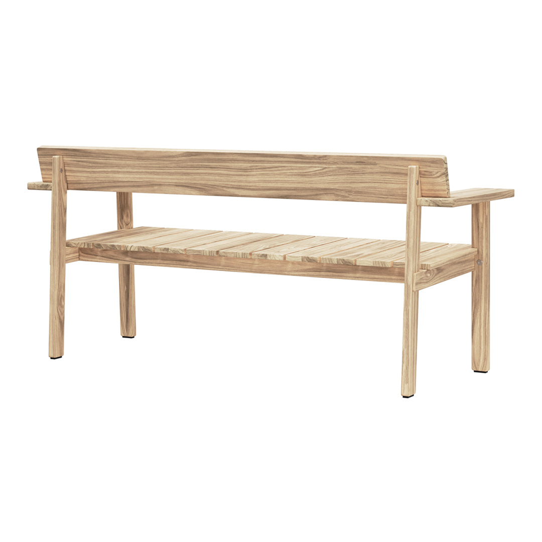 Premium GL101 Timbur Outdoor Bench - Weather-Resistant Solid Wood Garden Bench for Patio, Backyard & Deck - Perfect for Relaxing, Entertaining & Outdoor Decor