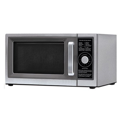 Commercial Microwave with Dial Timer - 120V Value Series for Restaurants, Kitchens & Food Service Businesses