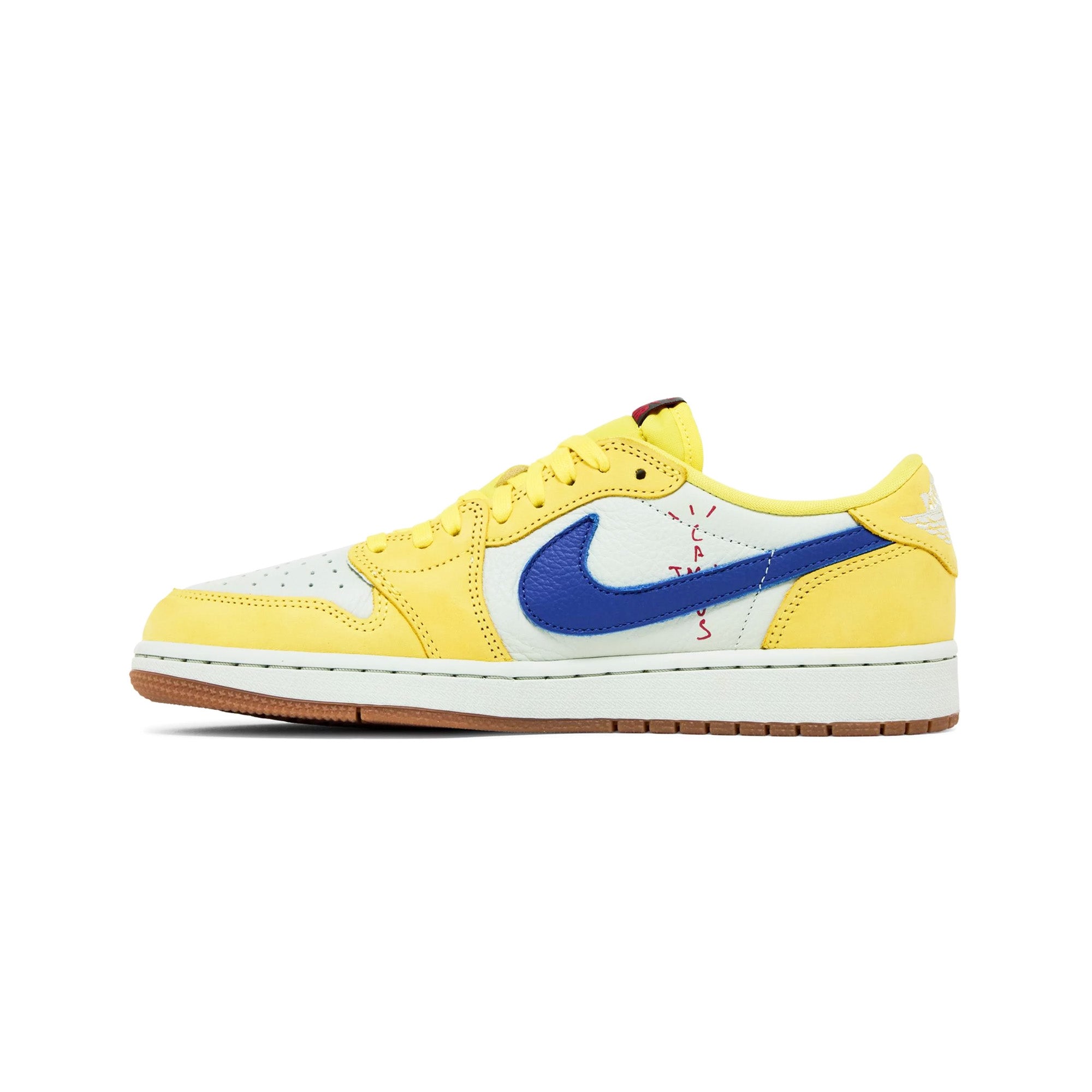 Air Jordan 1 Retro Low OG SP Travis Scott 'Canary' Women's Sneakers (2024) | Limited Edition Basketball Shoes for Women | Perfect for Streetwear, Casual Outfits & Sneaker Collectors