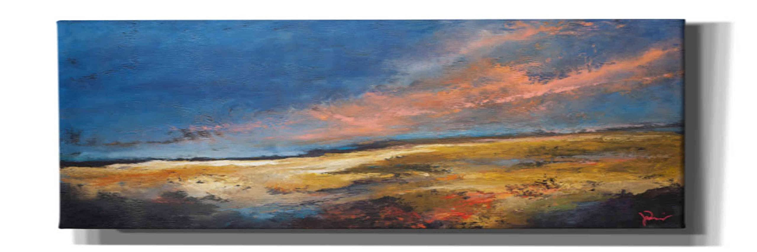 Epic Graffiti 'Ranch Romance' by Patrick Dennis - Premium Giclee Canvas Wall Art Print 60x20 Inches - Perfect for Living Room, Bedroom & Office Decor