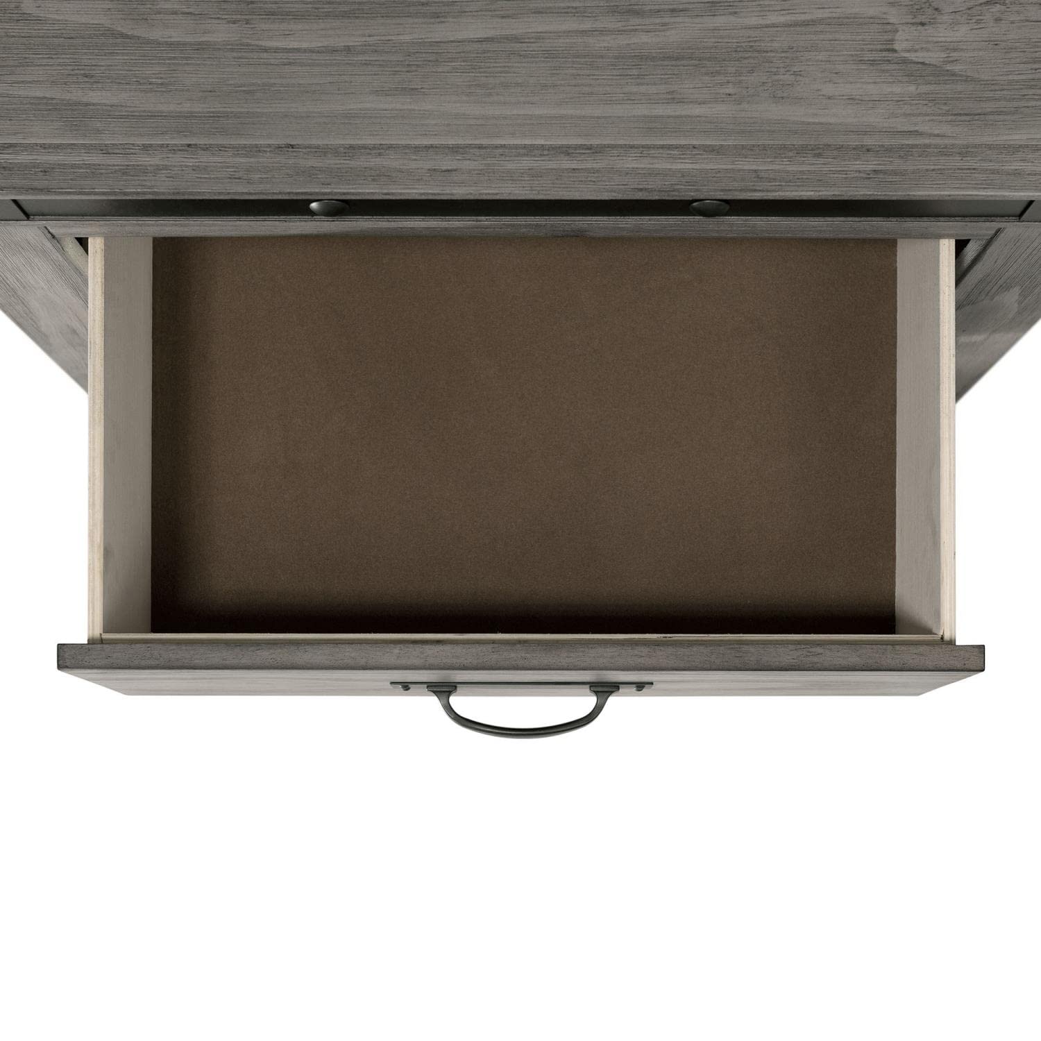 Picket House Furnishings Montauk 2-Drawer Nightstand - Solid Wood Bedside Table with Storage for Bedroom, Living Room & Guest Room - Perfect for Small Spaces & Home Decor