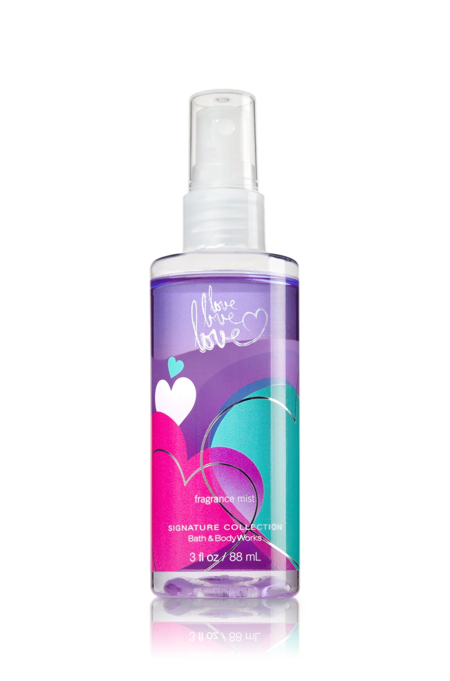 Bath & Body Works Love Love Love Fragrance Mist Travel Size 3 fl oz - Lightweight Body Spray for Women, Perfect for Travel, Gym & Everyday Freshness
