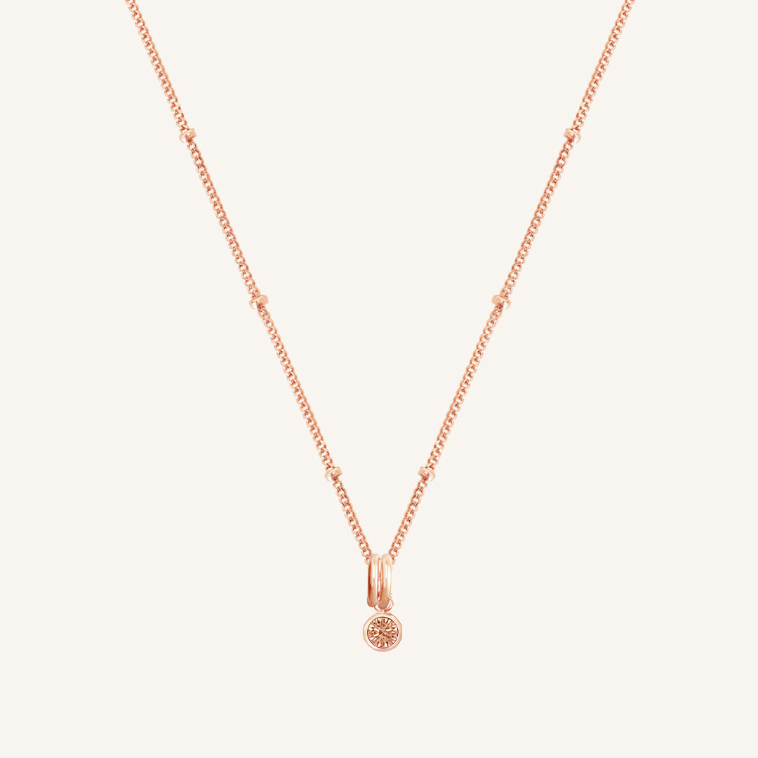 Birthstone Charm Necklace - Personalized Aura Jewelry for Women - Perfect Gift for Birthday, Anniversary & Mother's Day - Elegant Everyday Wear & Special Occasions