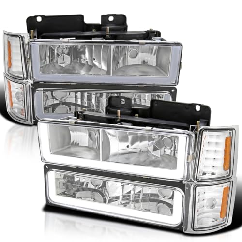 Chrome Housing Clear Lens