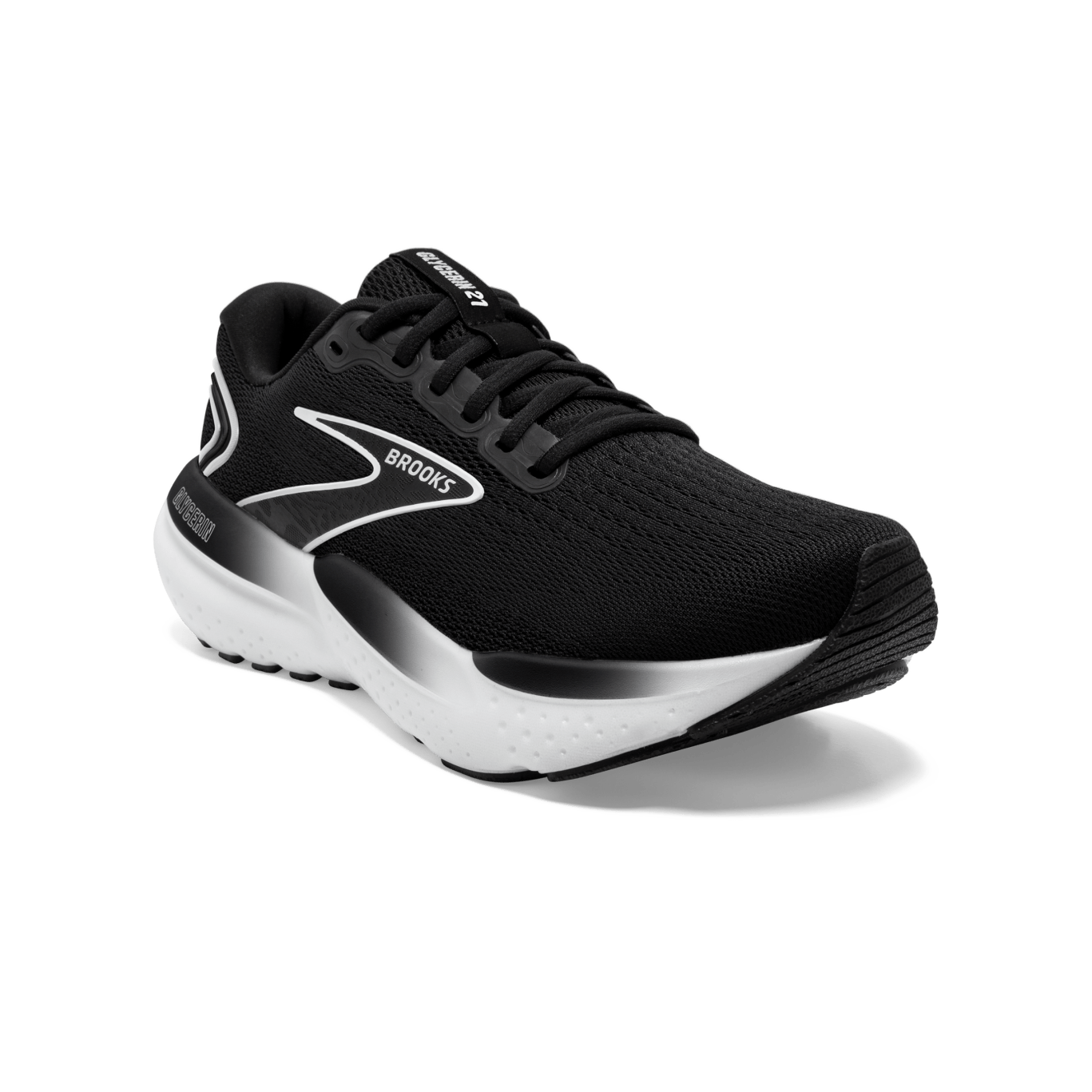 Brooks Glycerin 21 Women's Running Shoes - Black/Grey/White (B Width) | Cushioned Road Running Sneakers for Women | Perfect for Marathon Training, Long Distance Running & Everyday Workouts