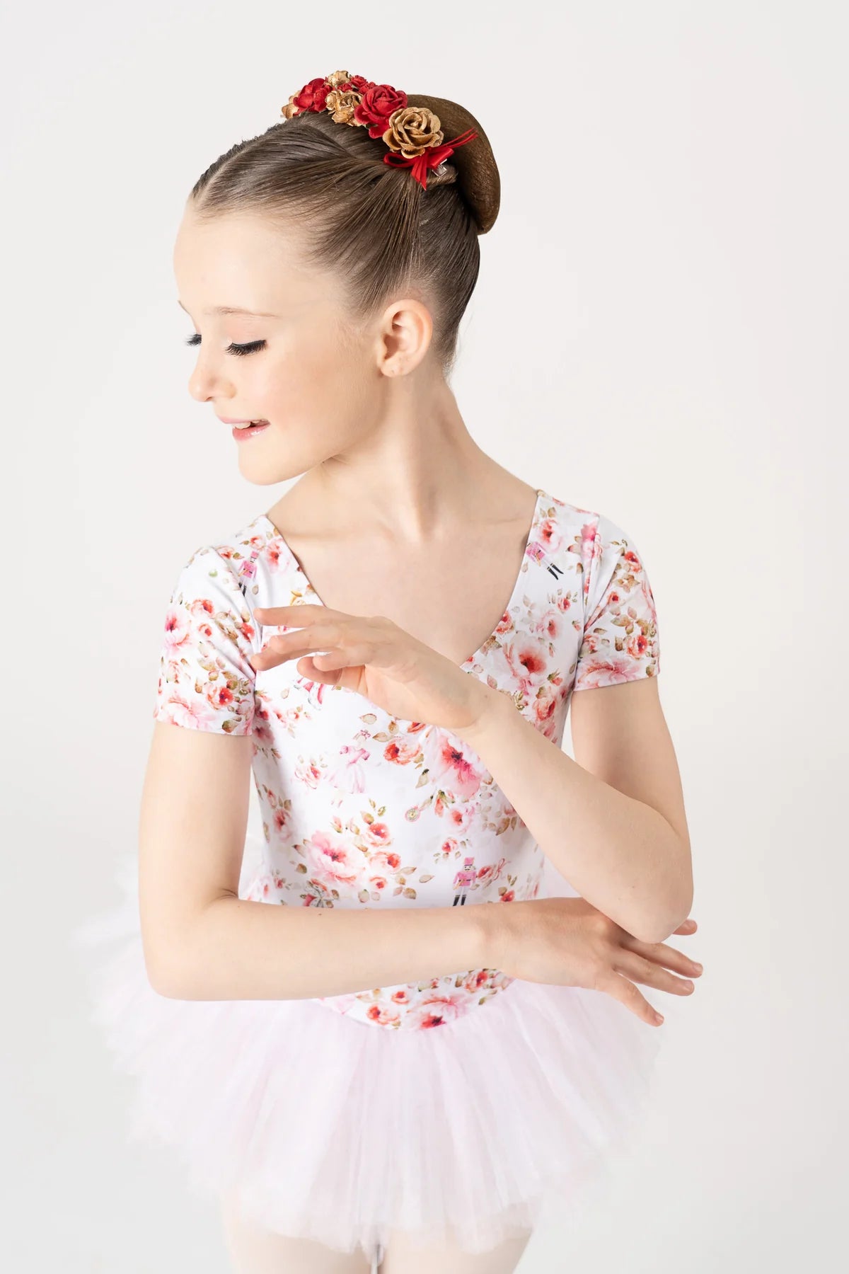 Lola Nutcracker Tutu Dress for Girls - Elegant Ballet Tutu Skirt for Dance Recitals, Christmas Performances & Holiday Parties