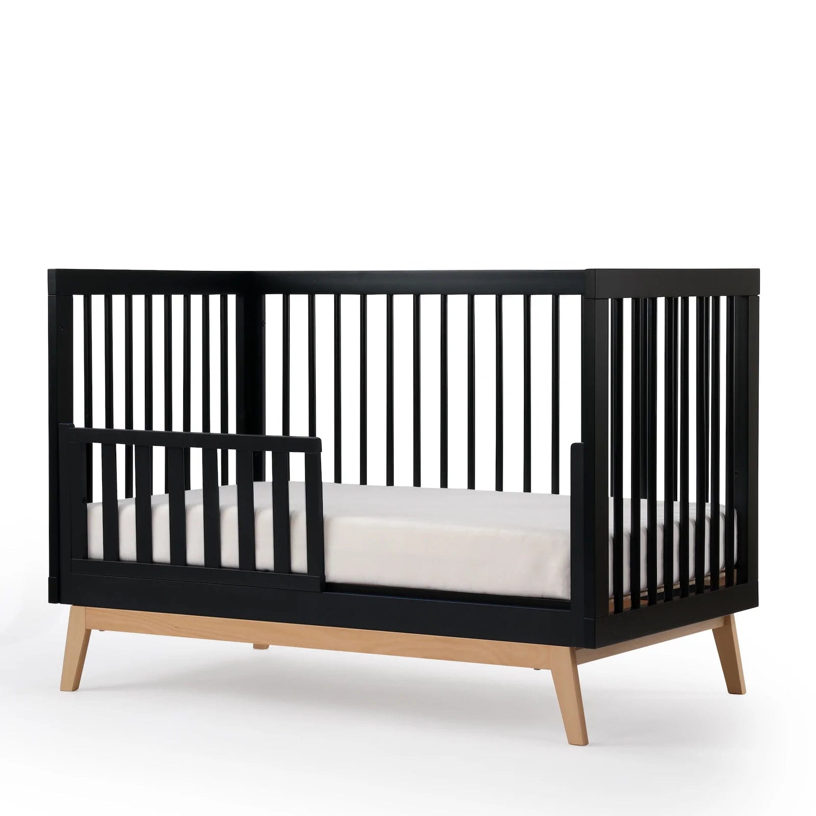 Soho 3-in-1 Convertible Baby Crib - Toddler Bed & Daybed - Nursery Furniture for Newborns to Kids | Perfect for Small Spaces & Modern Nurseries