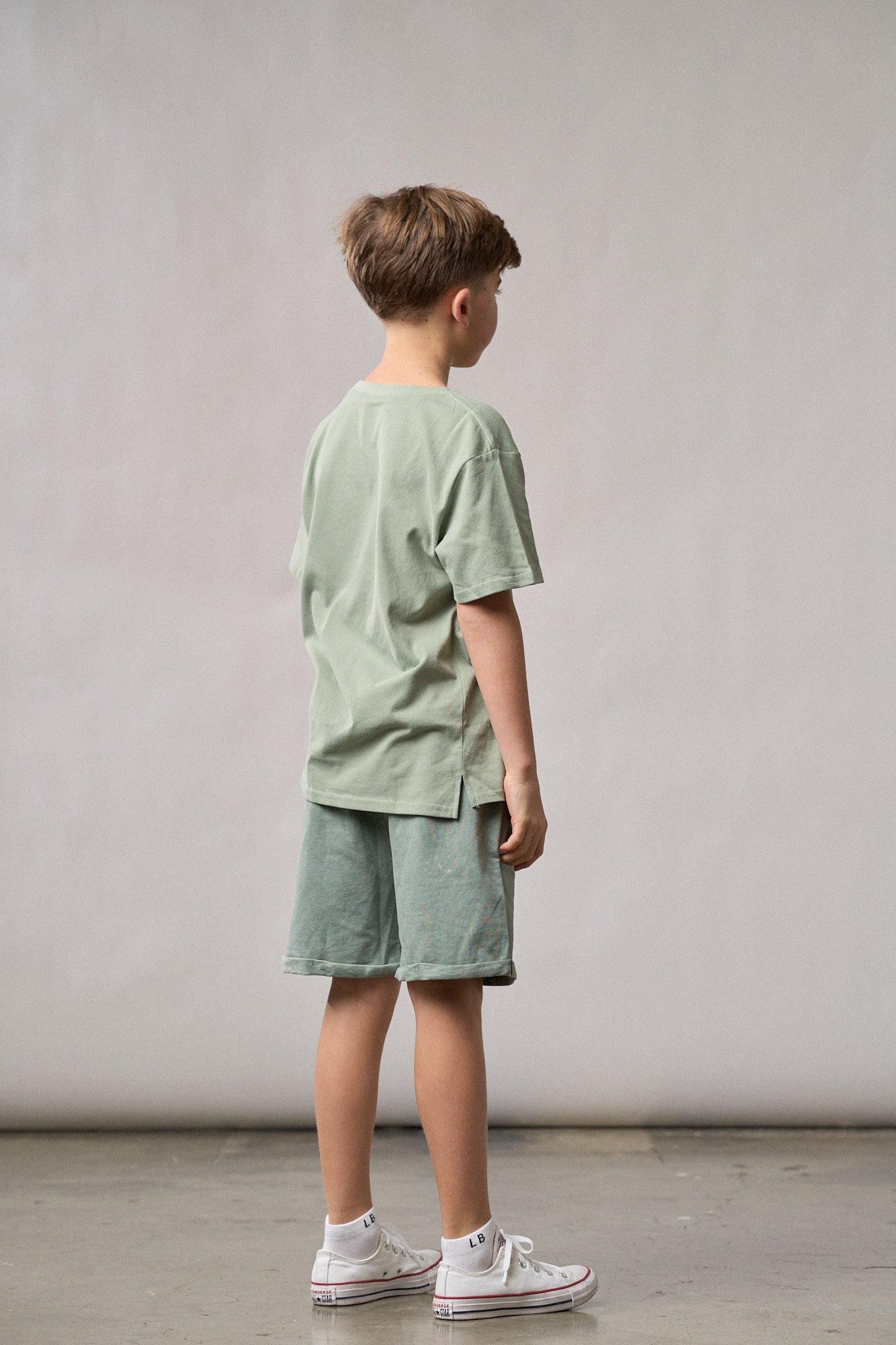 Stylish Harem Shorts in Basil Wash - Perfect for Yoga, Lounge & Casual Wear