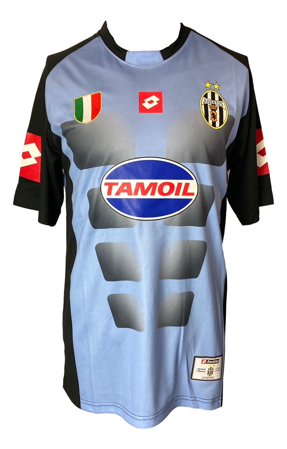 Authentic Gianluigi Buffon Signed Juventus Lotto Blue Soccer Jersey - Limited Edition Collectible for Football Fans & Sports Memorabilia Enthusiasts - Perfect for Display, Gifts, and Special Occasions