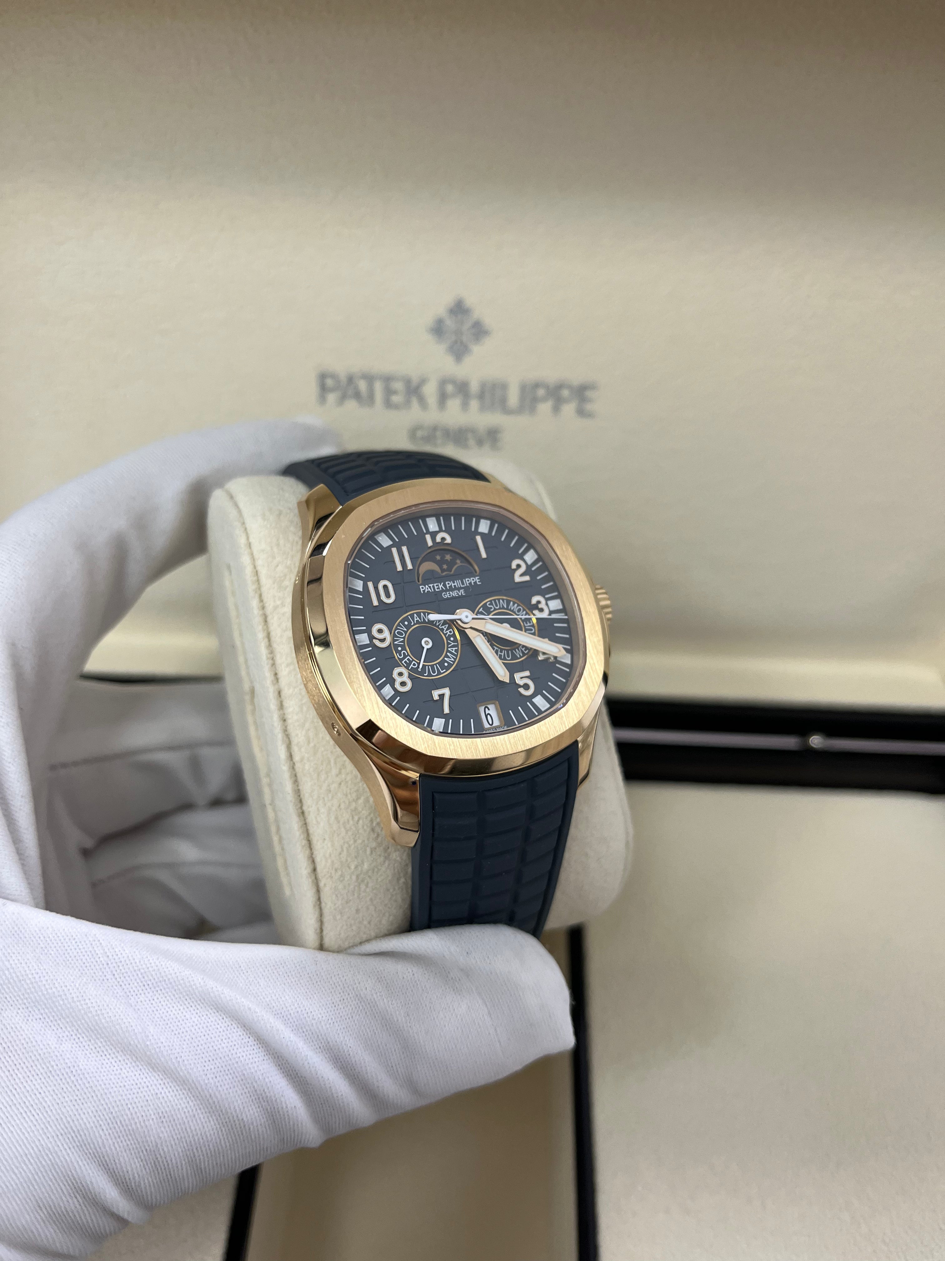 Patek Philippe Aquanaut Luce Annual Calendar Rose Gold Watch - Ref. 5261R-001 | Luxury Swiss Timepiece for Men & Women | Perfect for Gala Events, Business Meetings & Collectors