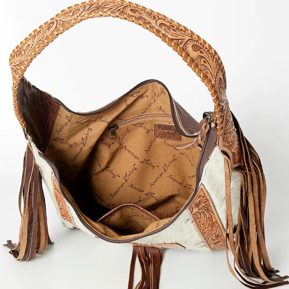 American Darling Conceal Carry Cowhide Thunderbird Bag - Premium Leather Crossbody Purse for Women, Perfect for Everyday Use, Travel & Concealed Carry