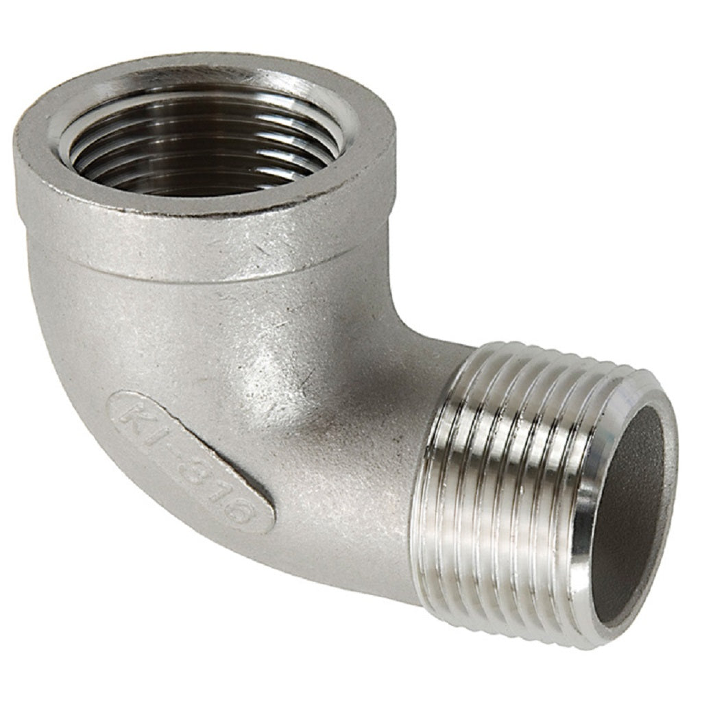 G1698SS 90 Degree Stainless Steel Street Elbow - Low Pressure Fitting for Plumbing, HVAC & Industrial Piping Systems