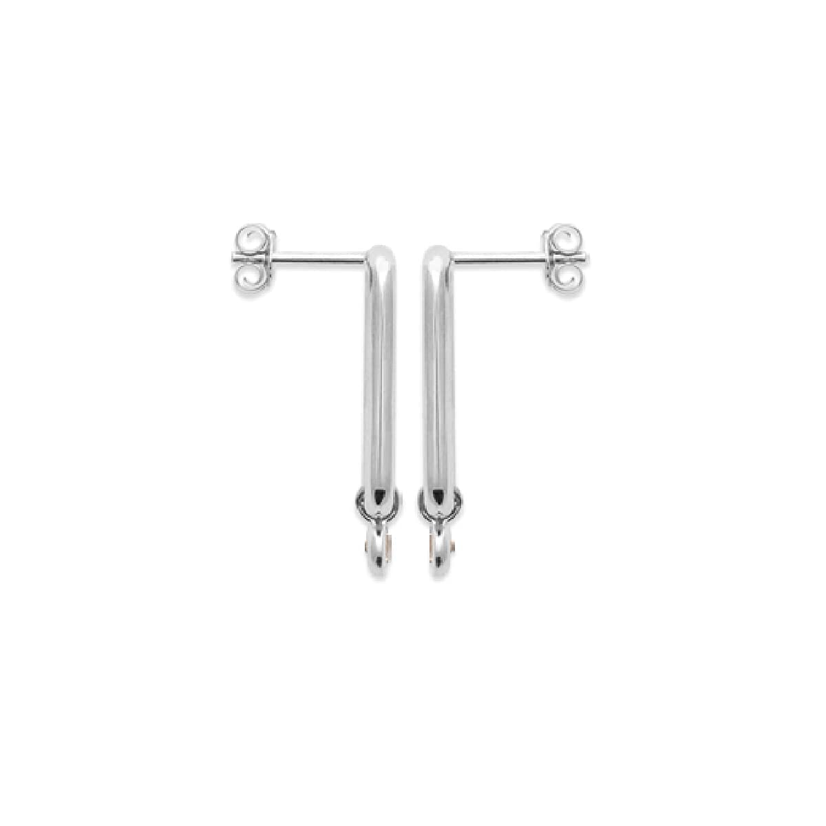 Elegant Mackenzie Stud Earrings with Cubic Zirconia in .925 Sterling Silver or 18K Gold Plated | Hypoallergenic Hoop & Dangle Earrings for Women & Teens | Perfect for Parties, Weddings & Everyday Wear
