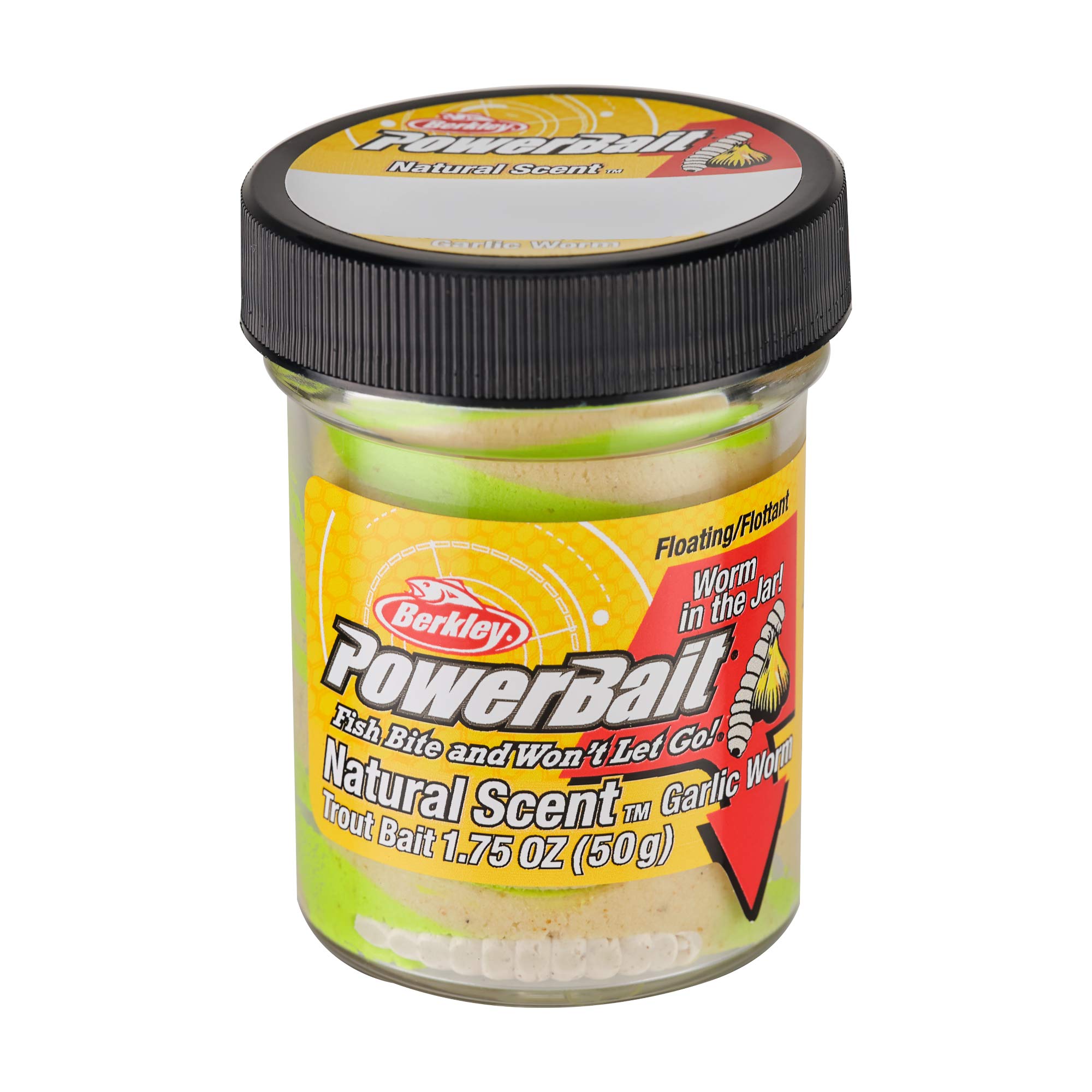 Berkley PowerBait Natural Scent Trout Fishing Dough Bait - Realistic Scent & Flavor for Rainbow, Brown & Brook Trout - Perfect for Freshwater Fishing in Lakes, Rivers & Streams
