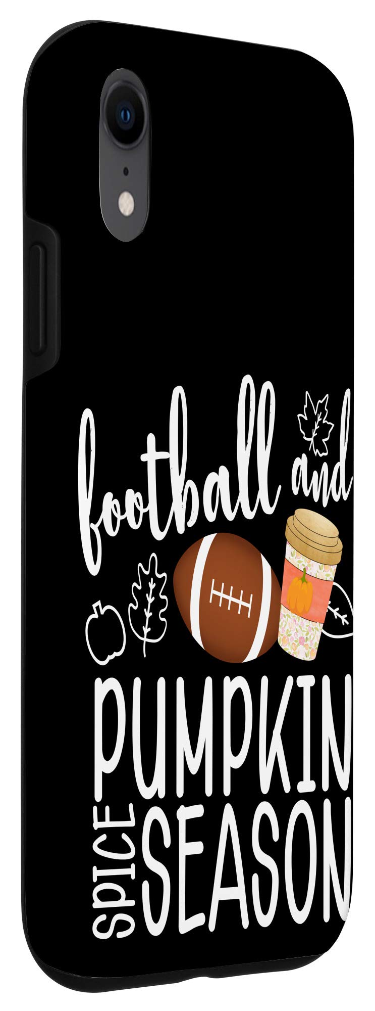 iPhone XR Case - Shockproof Protective Cover for Fall Football & Pumpkin Spice Season | Perfect for Gifts, Outdoor Activities & Autumn Festivals