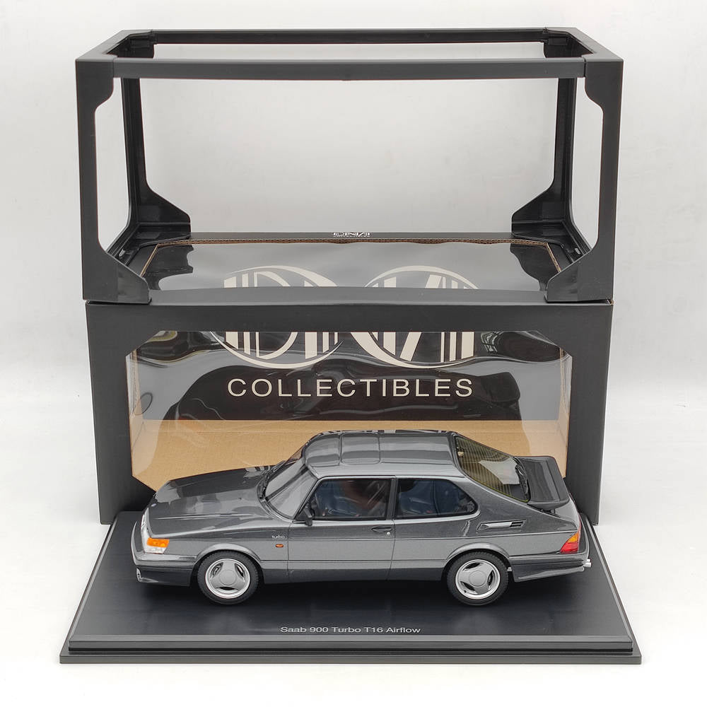 1/18 Scale Saab 900 Turbo T16 Airflow Grey Resin Model Car - DNA Collectibles DNA000113 - Perfect for Car Enthusiasts, Collectors & Home/Office Display