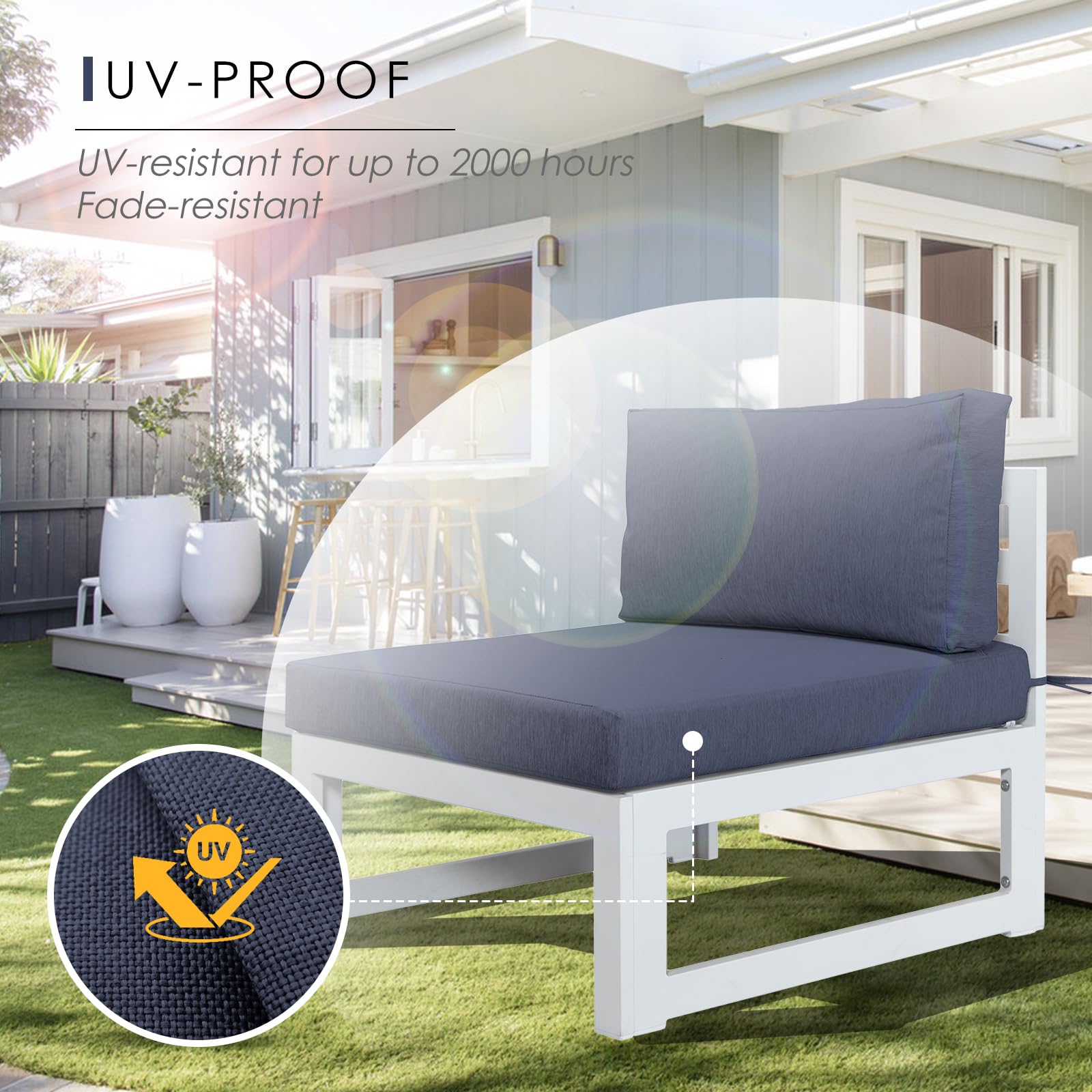 NICESOUL® 14-Piece Outdoor Patio Cushion Covers Set - 28