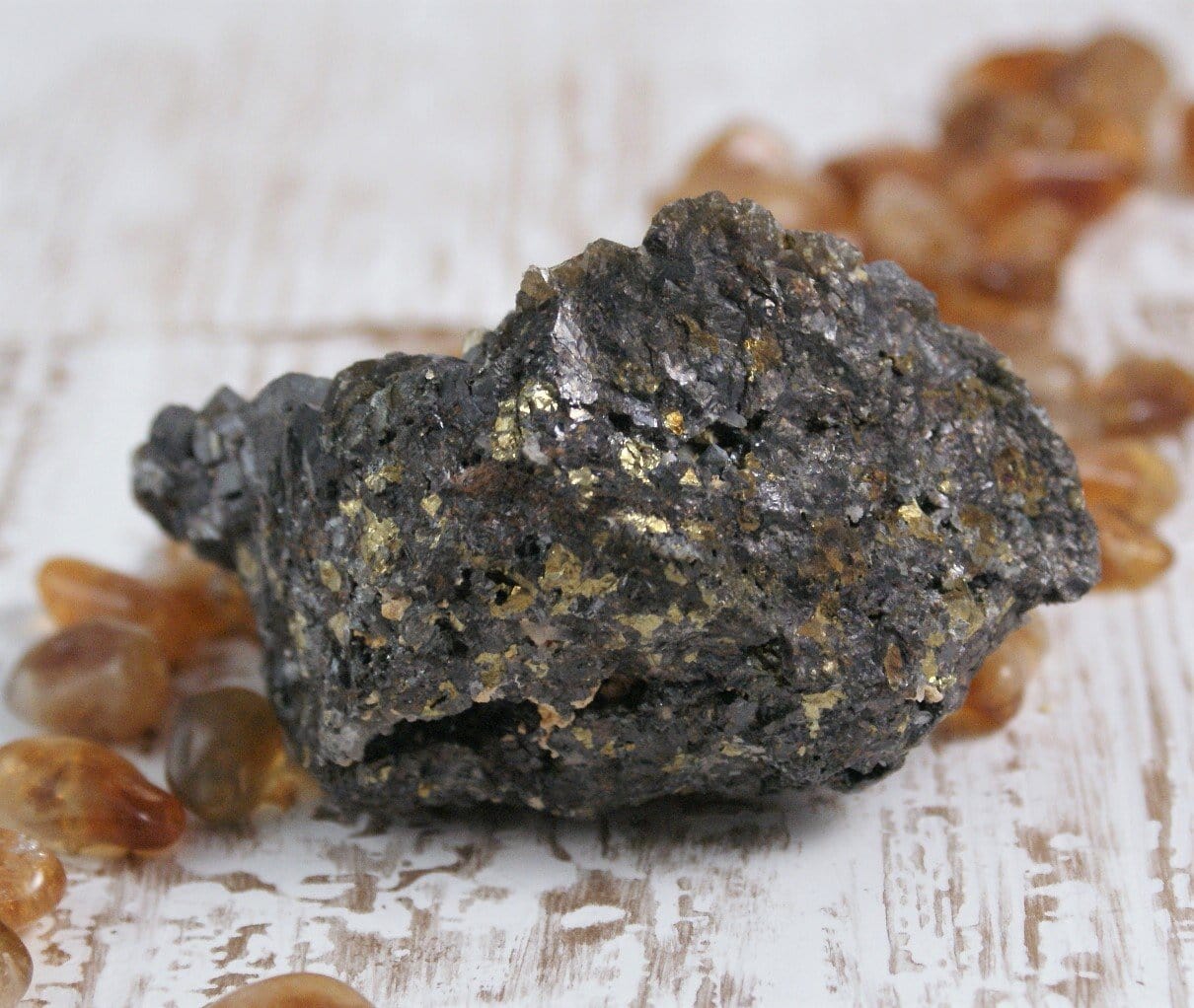 Natural Bulgarian Galena and Pyrite Mineral Specimen - Collectible Raw Crystals for Geology Enthusiasts & Home Decor Display