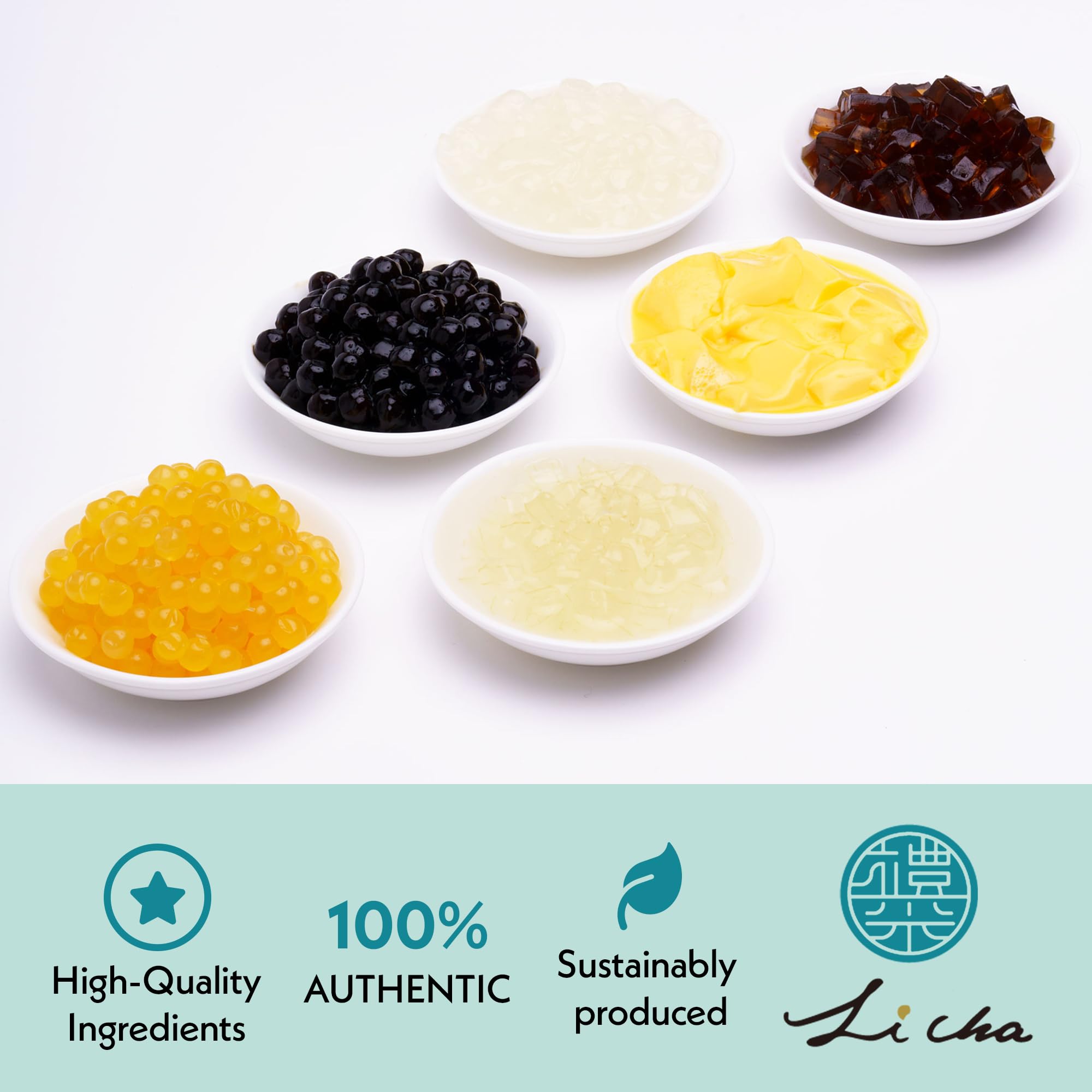 Rainbow Jelly Topping for Bubble Tea (3.8kg/8.4lbs Bulk) | Boba Milk Tea, Desserts & Smoothie Topping | Perfect for DIY Drinks, Shaved Ice & Yogurt Parfaits