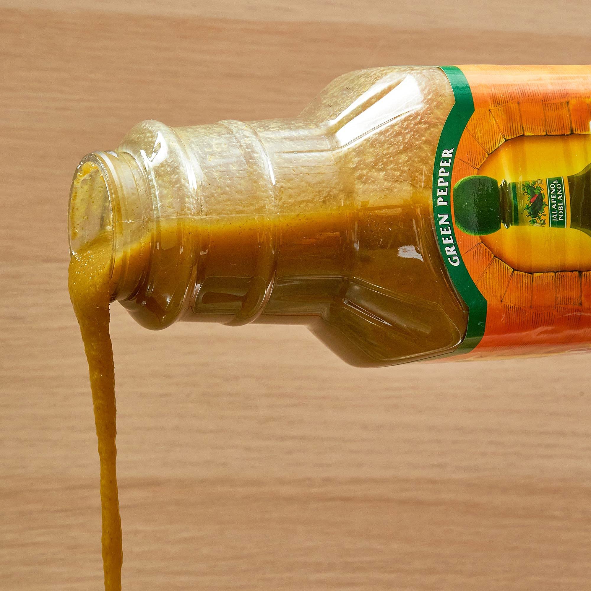 Cholula Green Pepper Hot Sauce - 64 fl oz Bulk Green Jalapeno Hot Sauce for Eggs, Fried Chicken, Tuna & More | Perfect for Tacos, Nachos, BBQ & Home Cooking