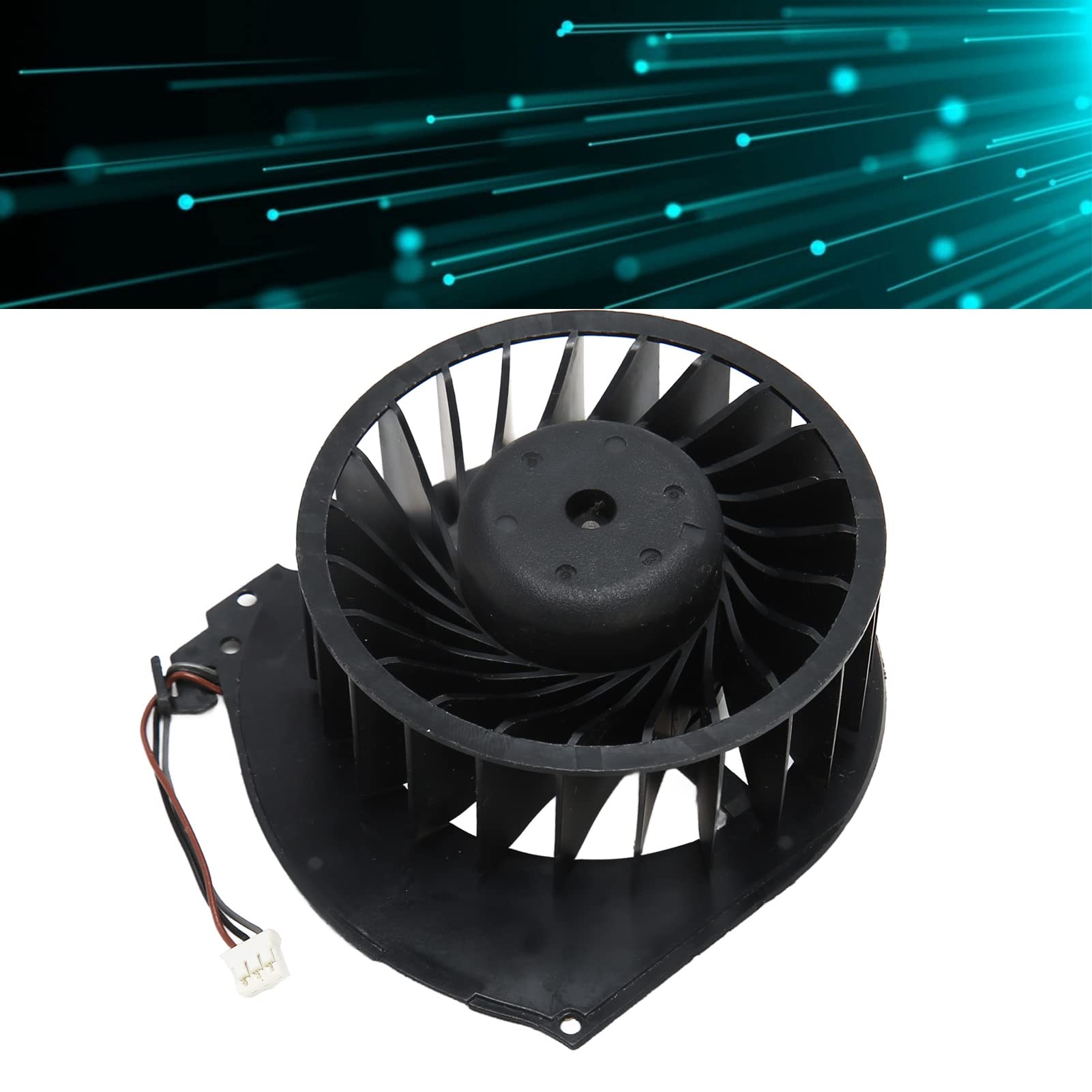 VBESTLIFE Ultra Slim Internal Cooling Fan for PS3 3000 - DC 12V 3Pin Gaming Console Cooling System | Prevent Overheating for Extended Gaming Sessions