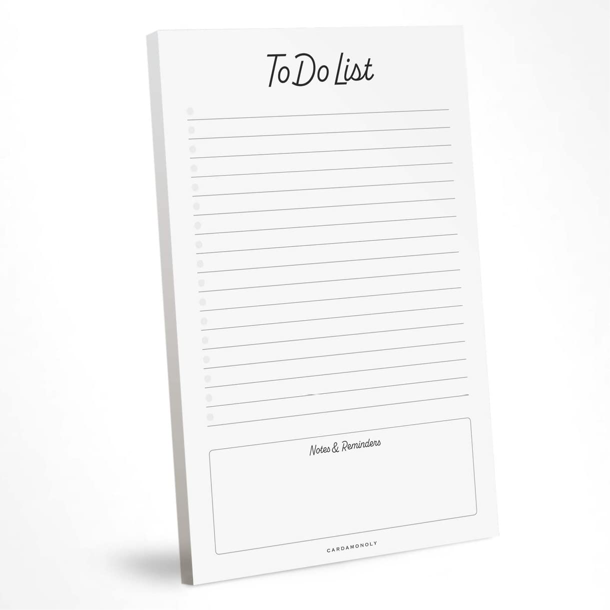 Daily To Do List Notepad - 6x9 Planner with Notes Section & 50 Tear-Off Sheets for Goal Setting & Productivity - Perfect for Office, Home, School & Work Organization