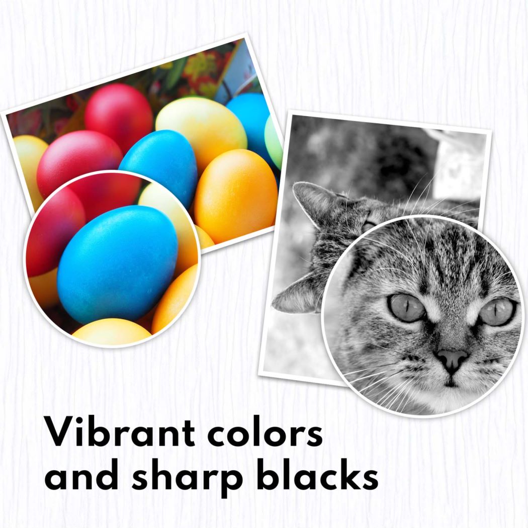 ALUMUINK 67XL Black & Tri-Color Ink Cartridge 2-Pack - Compatible with HP 67 Printer Ink Cartridges Replacement - Perfect for Home Office Printing & School Projects