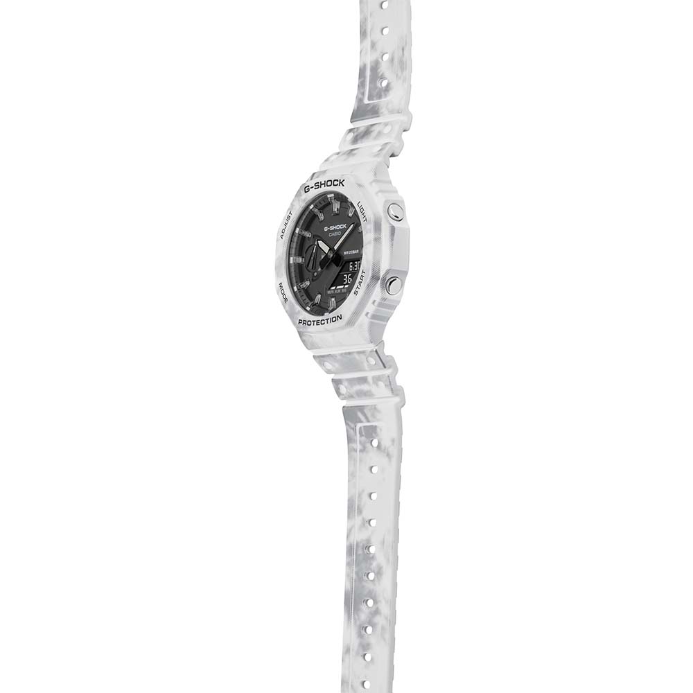G Shock GAE2100GC 7A Grunge Snow Camo Digital Watch - Rugged Military Style Sports Watch for Men - Perfect for Outdoor Adventures, Hiking & Extreme Sports