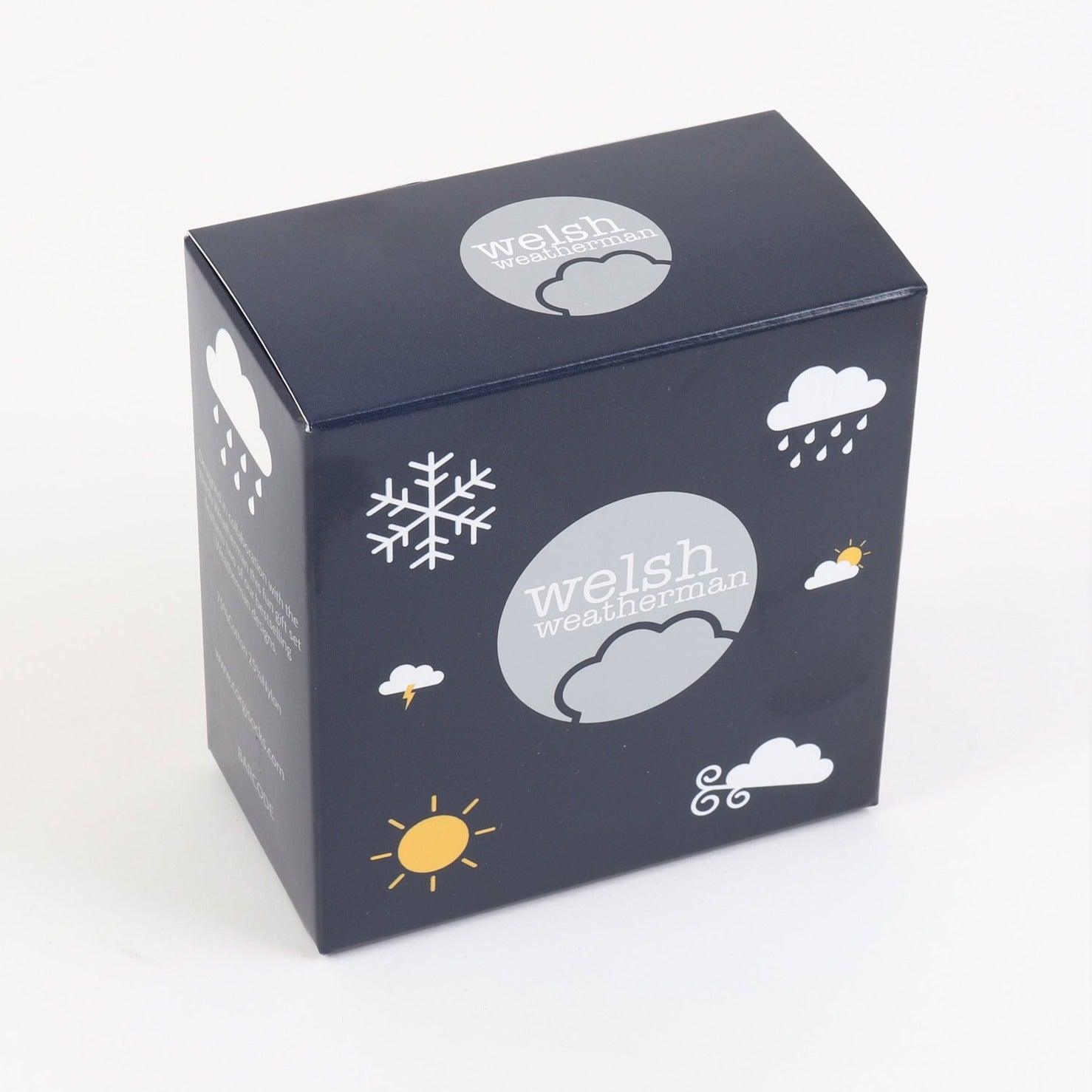 Premium Welsh Weatherman Gift Box for Men - 3 Pairs of Stylish Socks - Perfect for Father's Day, Birthday & Christmas Gifts