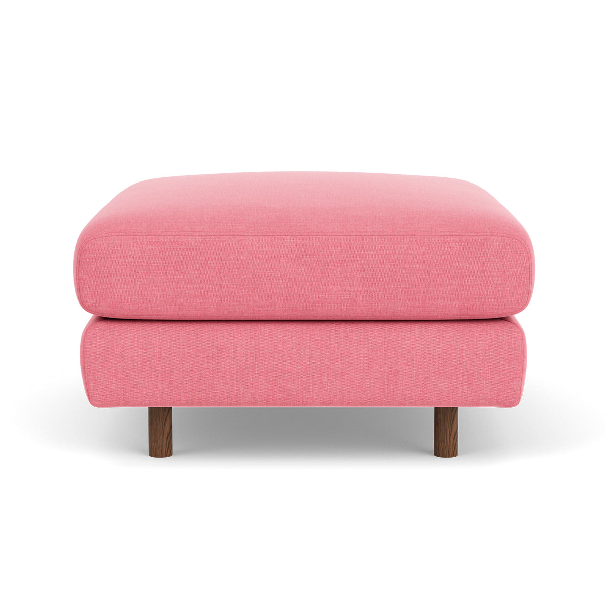 Dylan Fabric Ottoman - Soft and Stylish Footrest, Storage Bench, Living Room Accent Piece - Perfect for Small Spaces, Bedroom, or Lounge Area