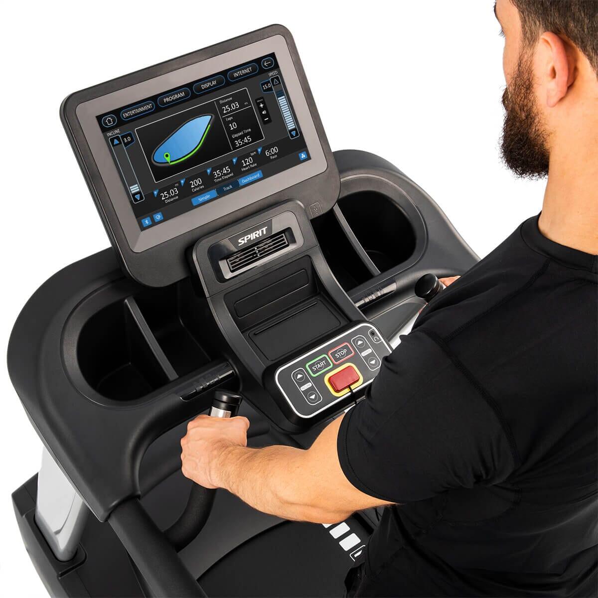 Spirit Fitness CT800ENT Treadmill - Premium Home Exercise Equipment for Running & Walking - Perfect for Home Gym, Cardio Workouts & Weight Loss