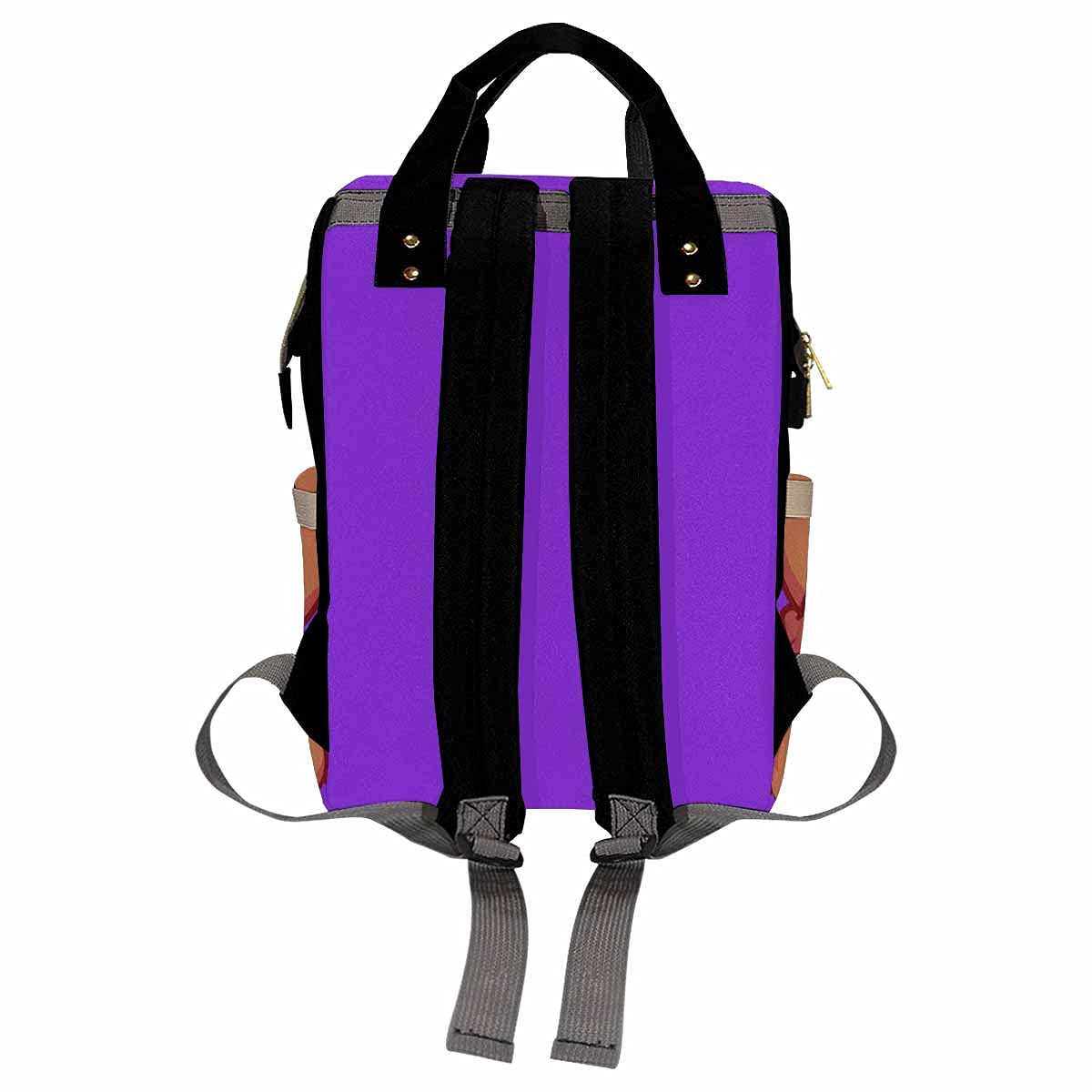 Personalized African American Diaper Backpack for Baby Boys - Custom Name Mommy Nursing Bag, Waterproof Multifunctional Travel Daypack - Perfect Baby Shower Gift & Everyday Use for Moms