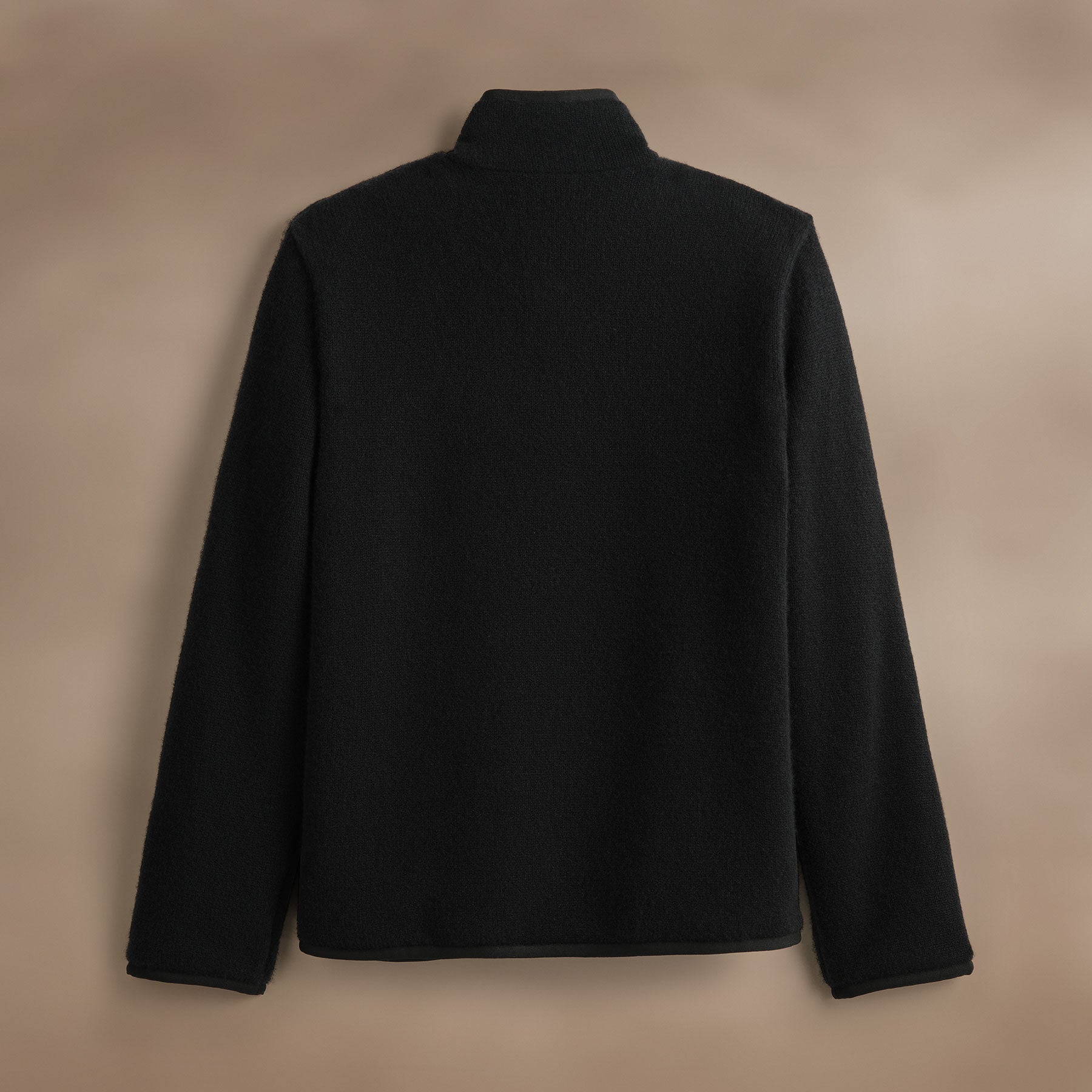 Premium Insulated Cashmere Knit Coat for Women - Warm Winter Jacket in Black | Cozy Outerwear for Cold Weather & Outdoor Activities