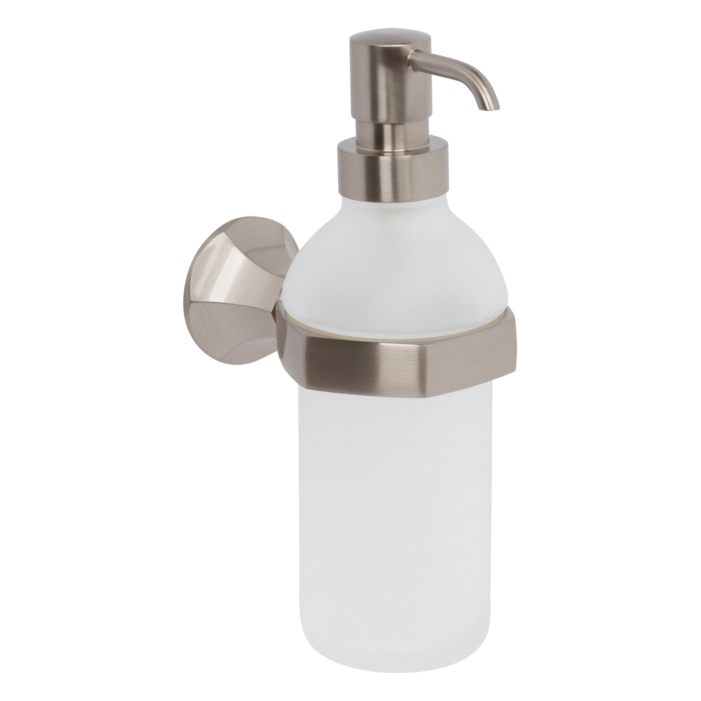 Empire Wall Mounted Soap Dispenser - 614/SN - Satin Nickel Finish - Hands-Free Automatic Liquid Soap Dispenser for Bathroom, Kitchen, and Commercial Use