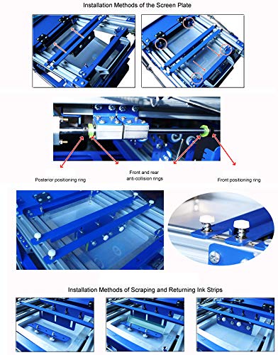 TECHTONGDA 3.15 Inch Cylinder Screen Printing Machine - Professional Silk Screen Press for Mugs, Pens, Cups & Bottles | Perfect for DIY Crafts, Small Business Printing & Custom Merchandise Production