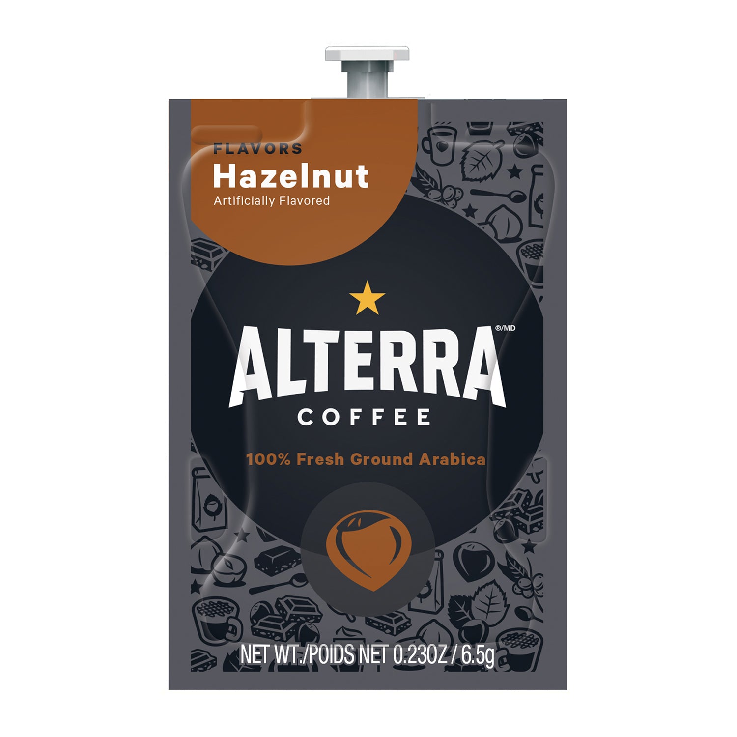 Alterra Hazelnut Coffee Pods - 20 Count or 100 Case | Premium Single-Serve Coffee for Keurig Brewers | Perfect for Home, Office & Morning Coffee Rituals