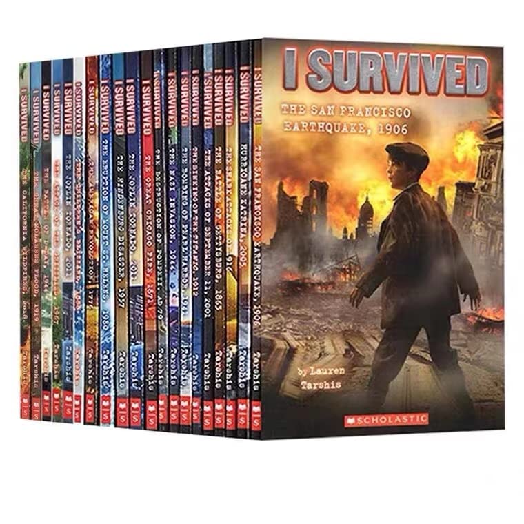 HiAnifri Superkids I Survived Series 20 Books Set - Historical Fiction Chapter Books for Kids Ages 8-12 | Perfect for Homeschooling, Classroom Reading & Young History Enthusiasts