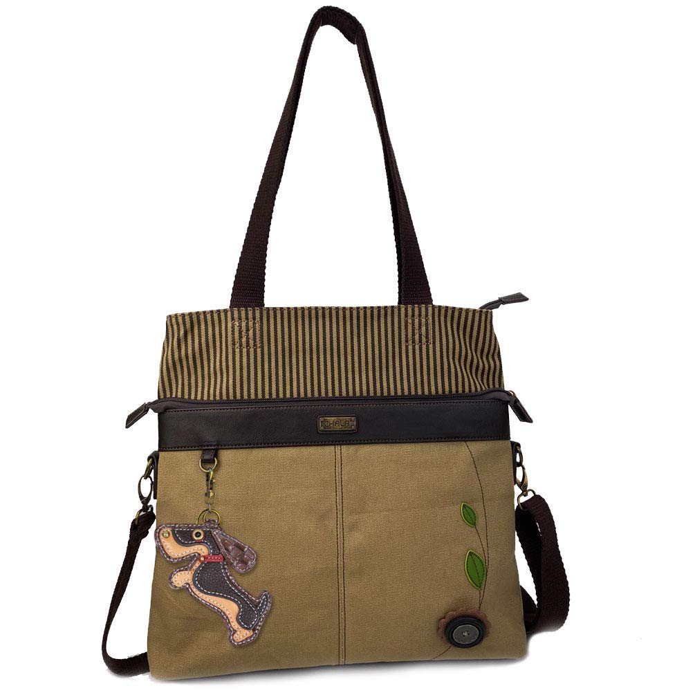 Playful Animal Print Large Canvas Tote Bag with Leather Handles - Stylish & Durable Shopping, Beach, and Everyday Carry Bag for Women