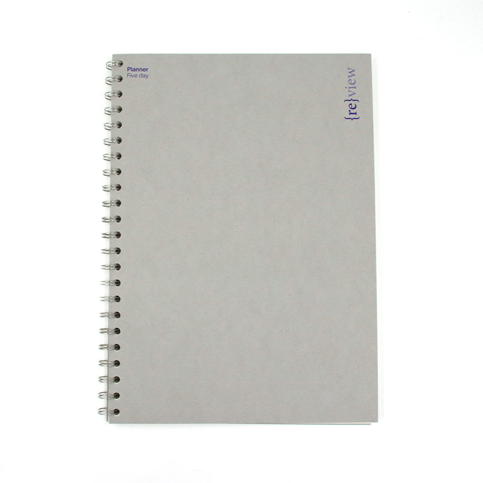 Coffeenotes Planner A4 5-Day Grey - Daily Weekly Monthly Organizer for Work & School - Perfect for Productivity & Time Management