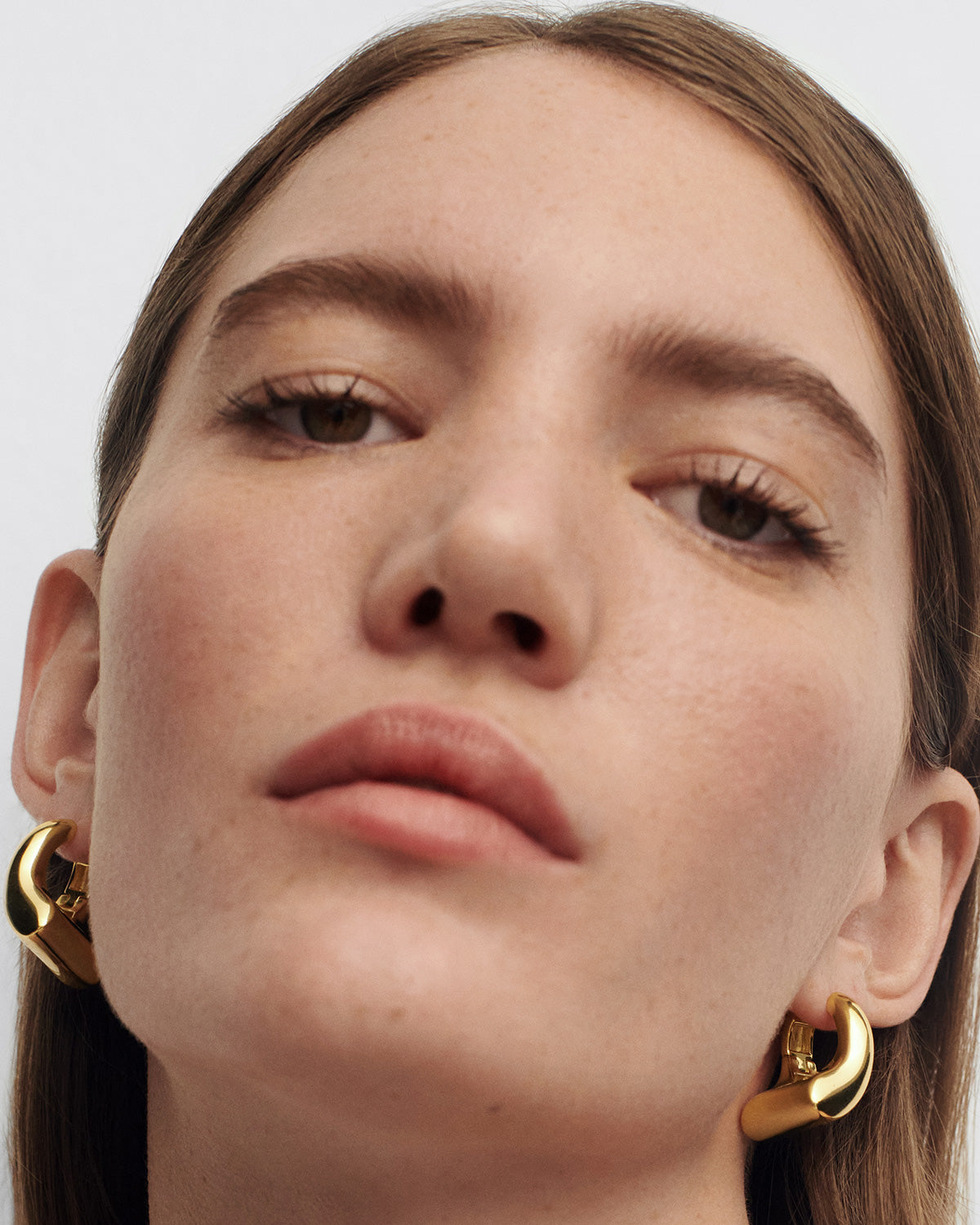 GRID 7 Ibiza Hoops - Trendy Gold Plated Earrings for Women, Lightweight & Hypoallergenic - Perfect for Parties, Beach Vacations & Everyday Wear