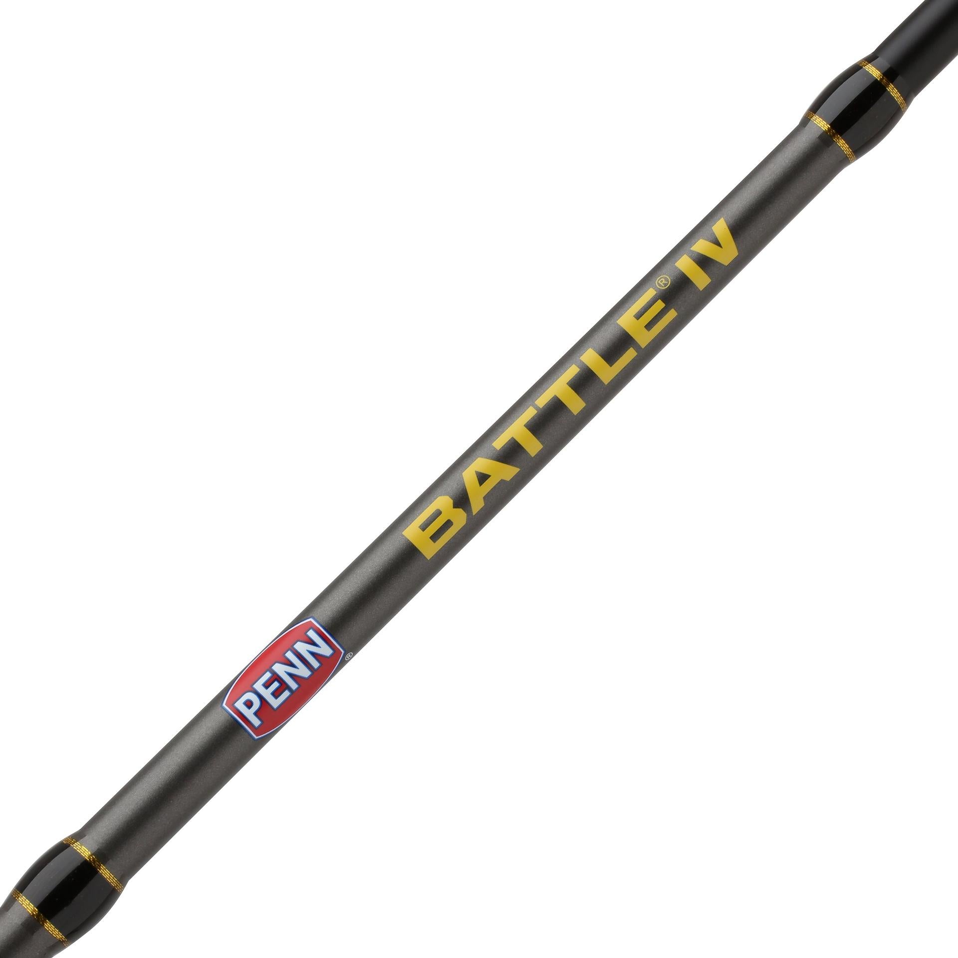 Battle IV Spinning Rod and Reel Combo - Premium Fishing Gear for Freshwater & Saltwater Anglers - Perfect for Bass, Trout, and Walleye Fishing