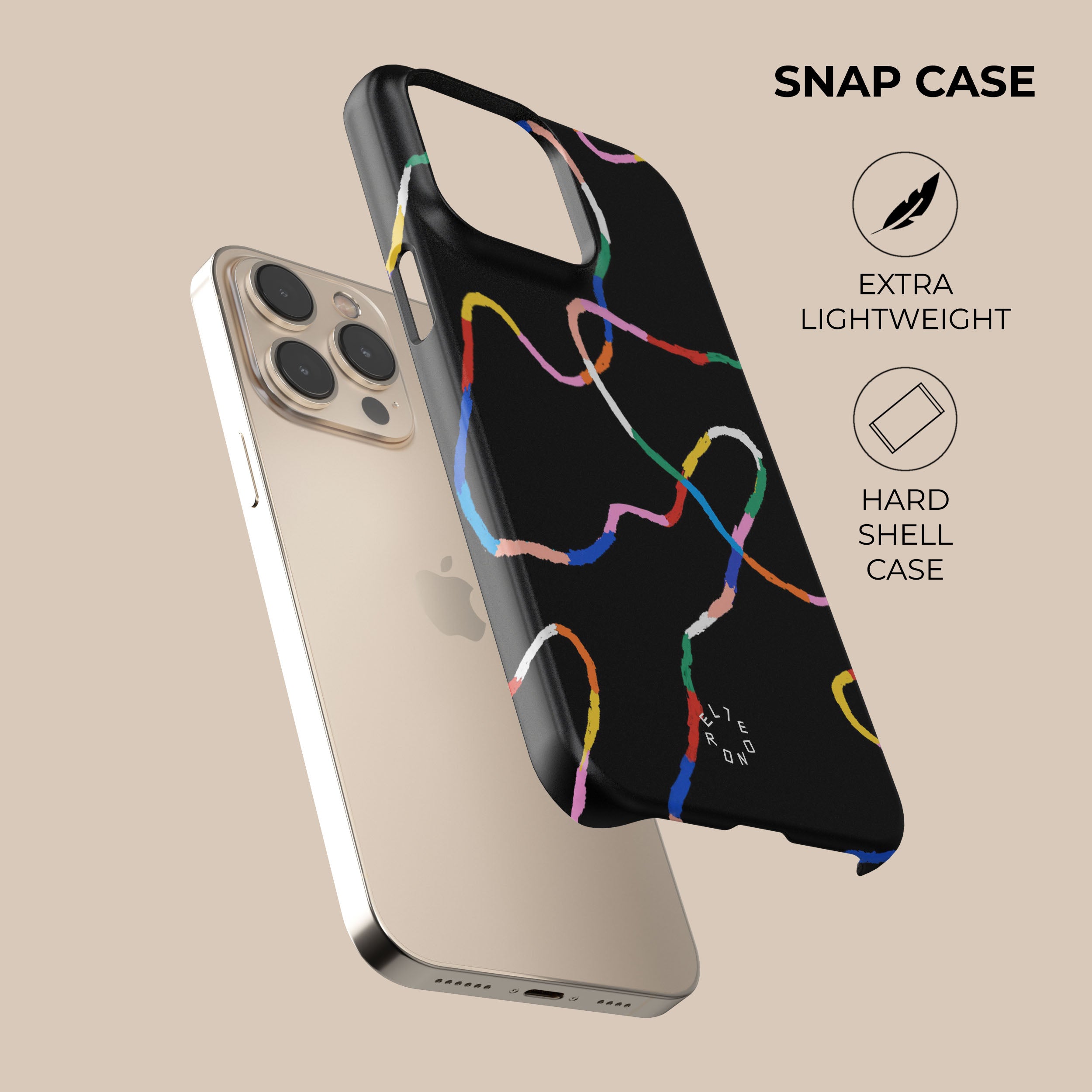 Midnight Rounds Shockproof Phone Case for iPhone 15 Pro Max - Slim Protective Cover with Anti-Scratch Design | Perfect for Night Out, Travel & Everyday Use