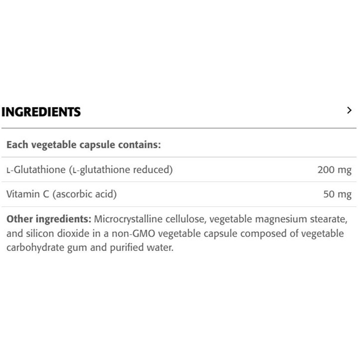 New Roots Glutathione Reduced 200mg - 60 Veggie Capsules | Antioxidant Supplement for Immune Support & Skin Whitening | Perfect for Daily Detox & Anti-Aging Routine