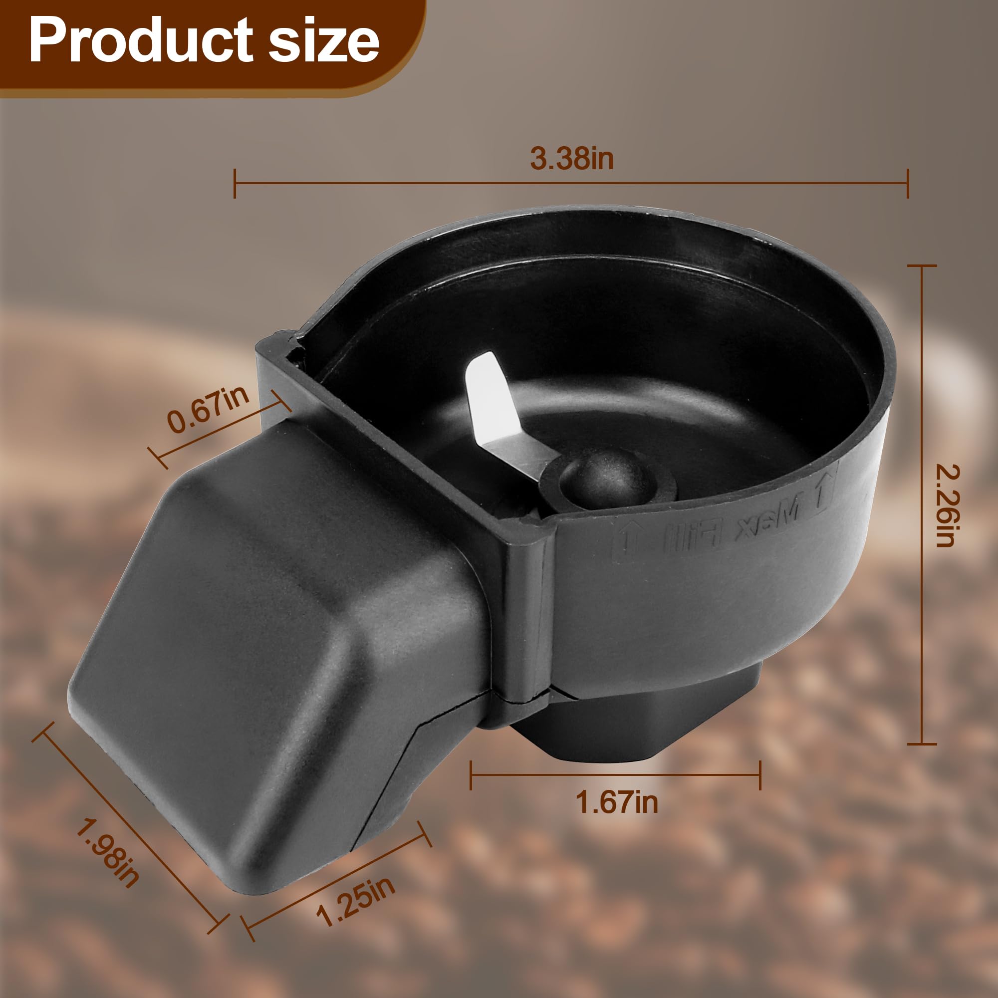 Cuisinart Coffee Maker Grinder Basket - Compatible with DGB-475/DGB-625BC Models (2-Pack) - Perfect for Home & Office Brewing