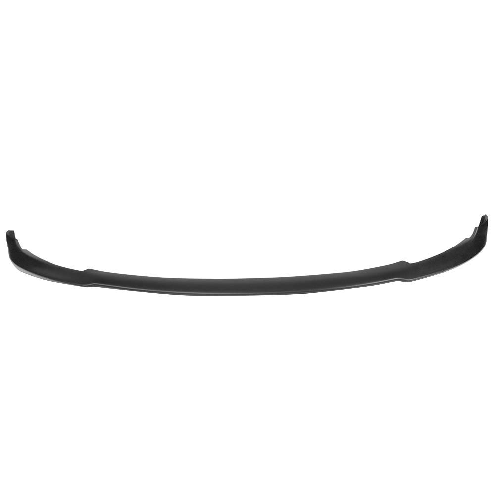 IKON MOTORSPORTS Front Bumper Lip for 2017-2023 Tesla Model 3 | Matte Black PP Polypropylene Front Lip Spoiler | Aerodynamic Upgrade for Enhanced Style & Performance