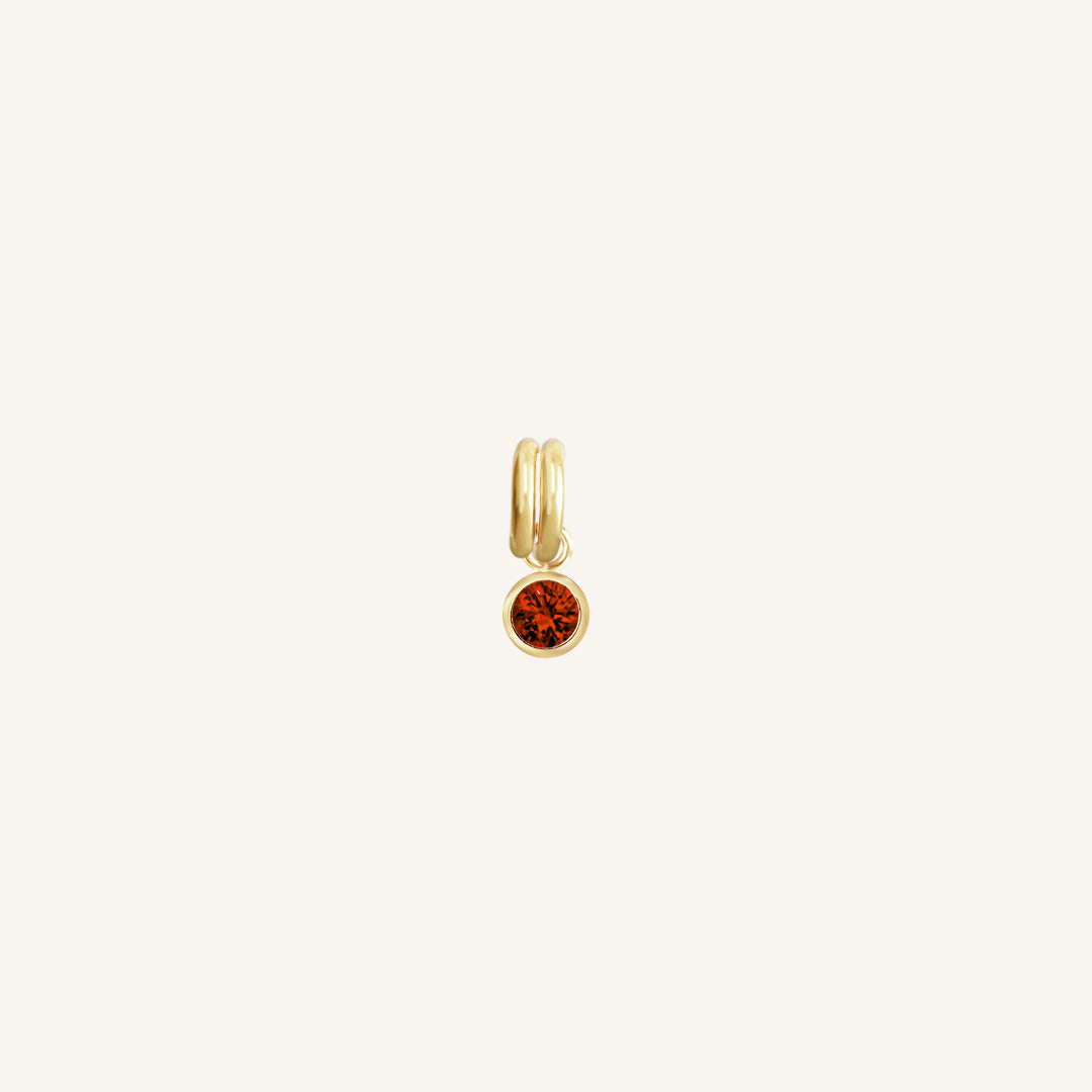 Aura Birthstone Charms - Genuine Gemstone Jewelry for Necklaces & Bracelets - Perfect Gift for Birthday, Anniversary & Special Occasions