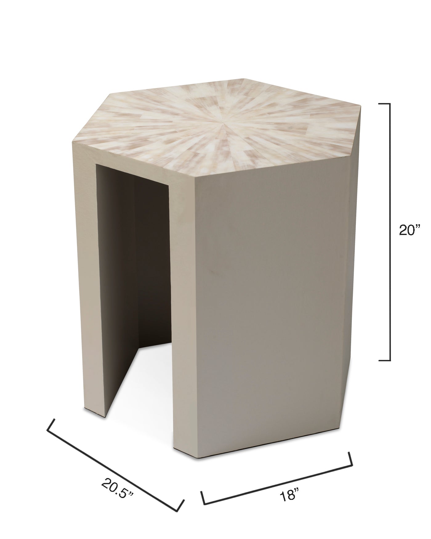 Modern Radiant Side Table - Stylish Nightstand & Accent Table for Living Room, Bedroom, or Office - Perfect for Small Spaces & Home Decor